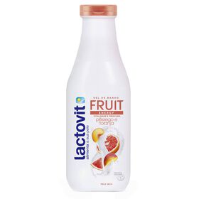 Gel de Banho Fruit Energy P&ecirc;ssego e Toranja Lactovit