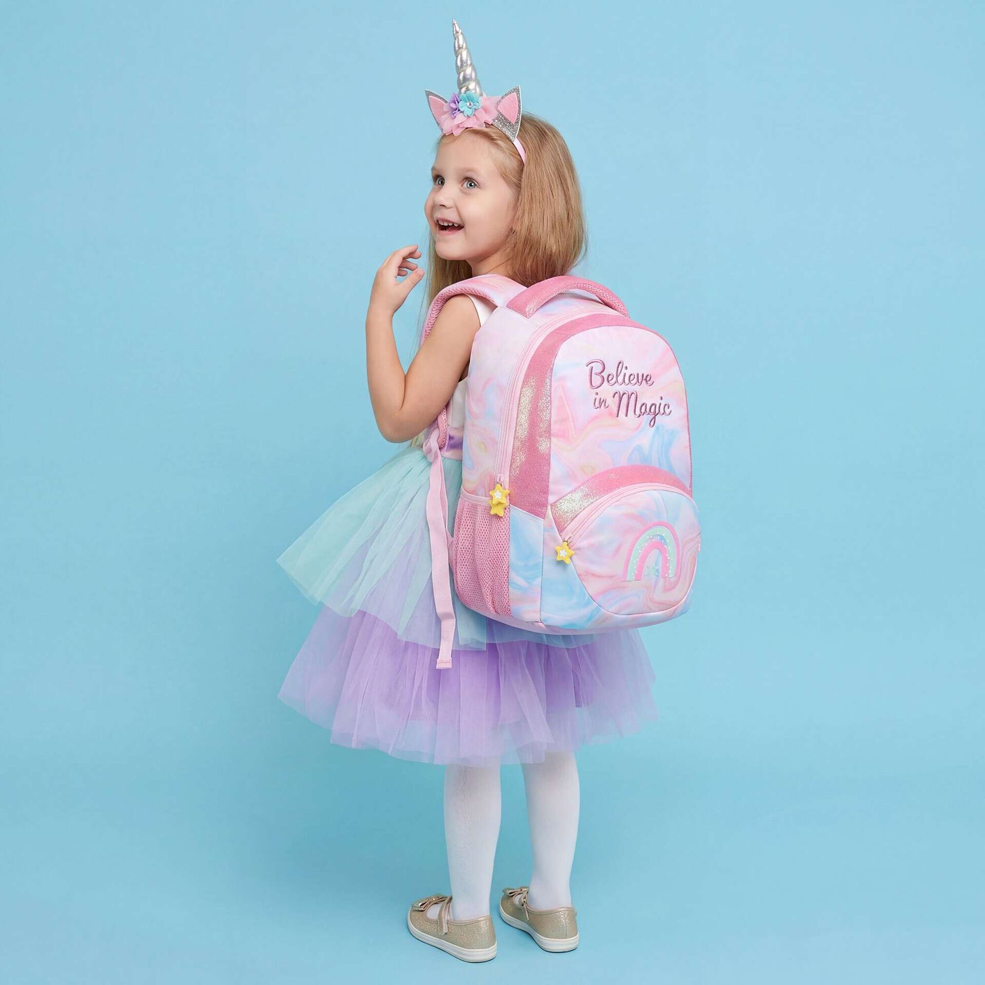 Mochila Rosa Unicorn Note!