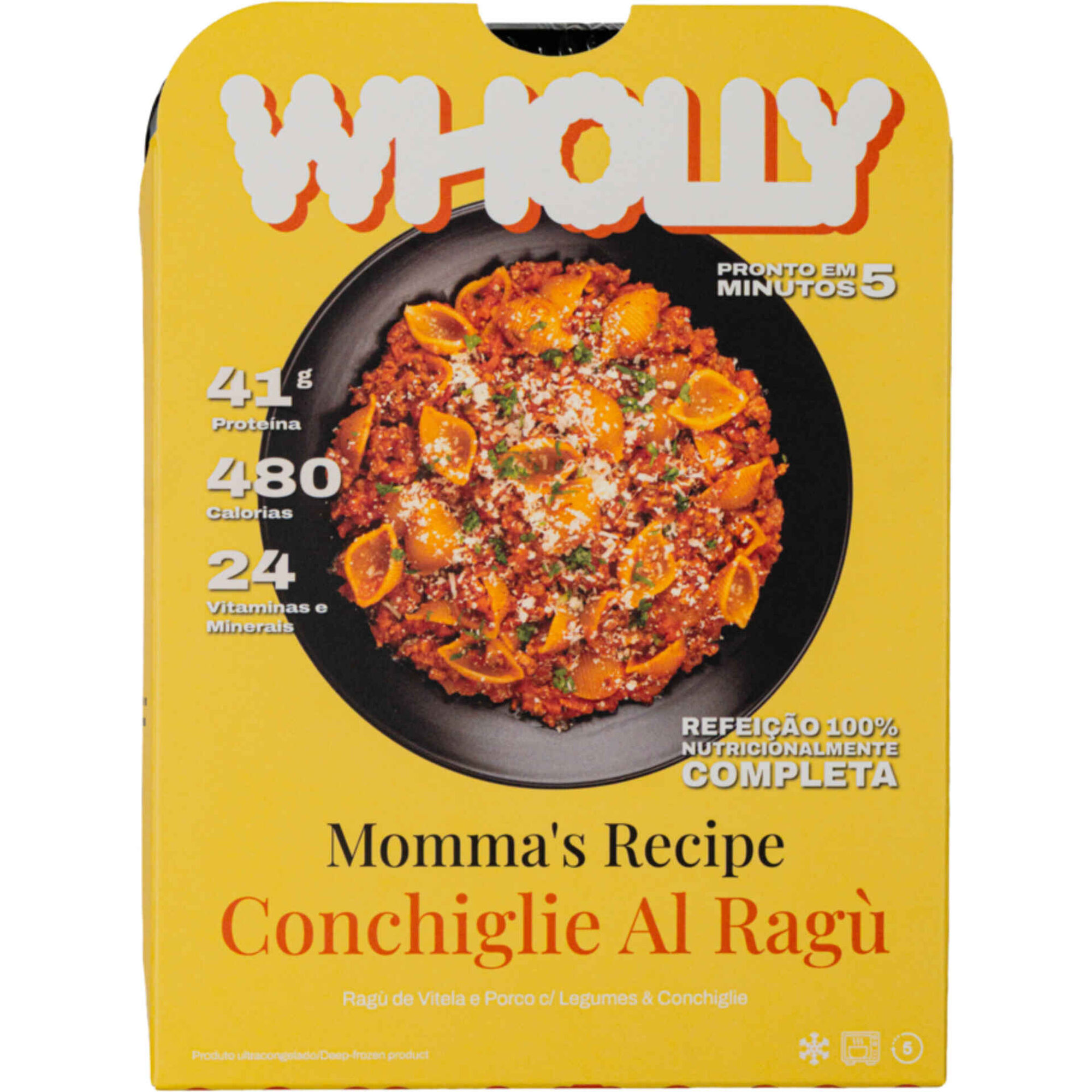 Rag&ugrave; com Vitela e Porco com Legumes Wholly