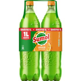 Refrigerante com G&aacute;s Laranja Sumol