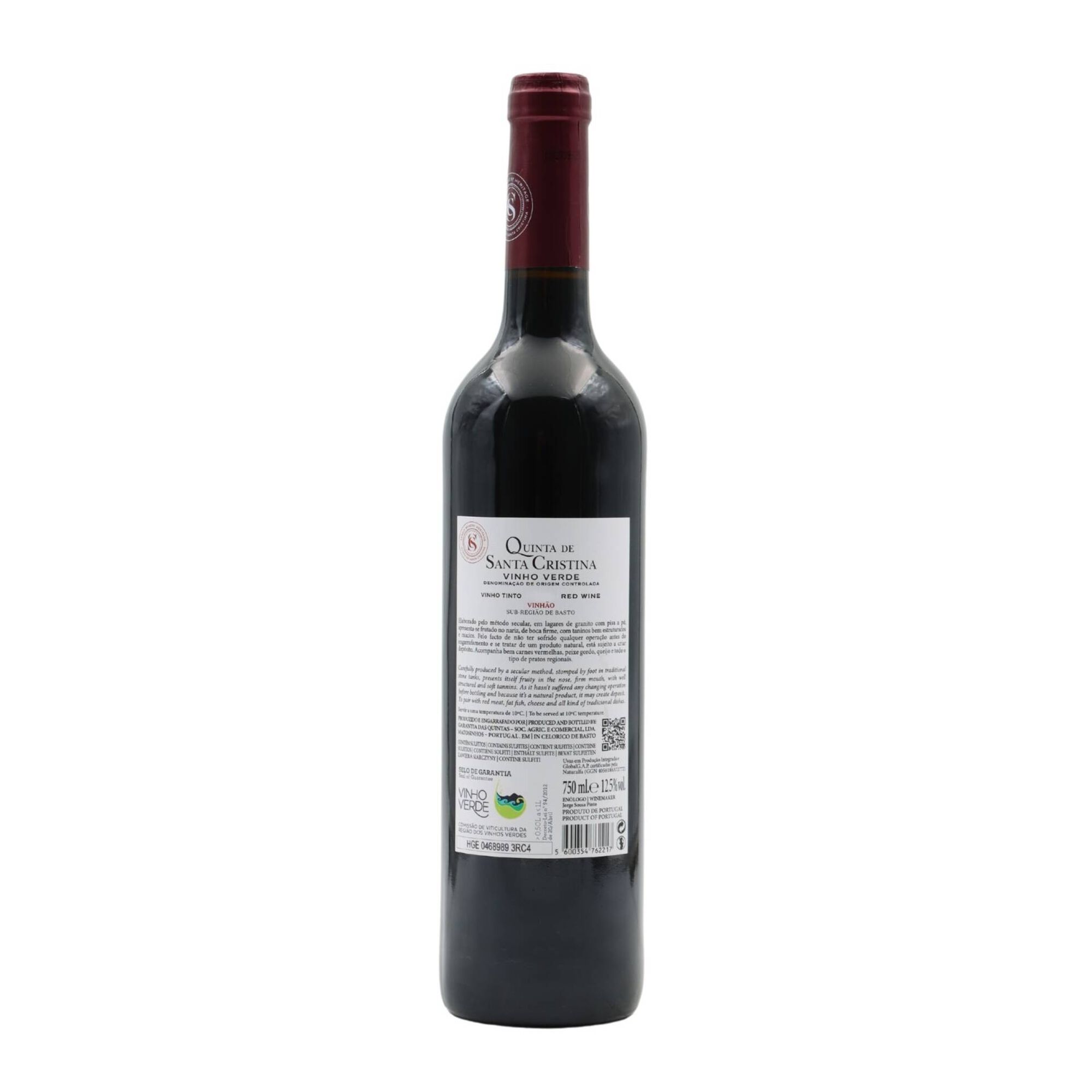 Quinta De Santa Cristina Vinho Verde Tinto
