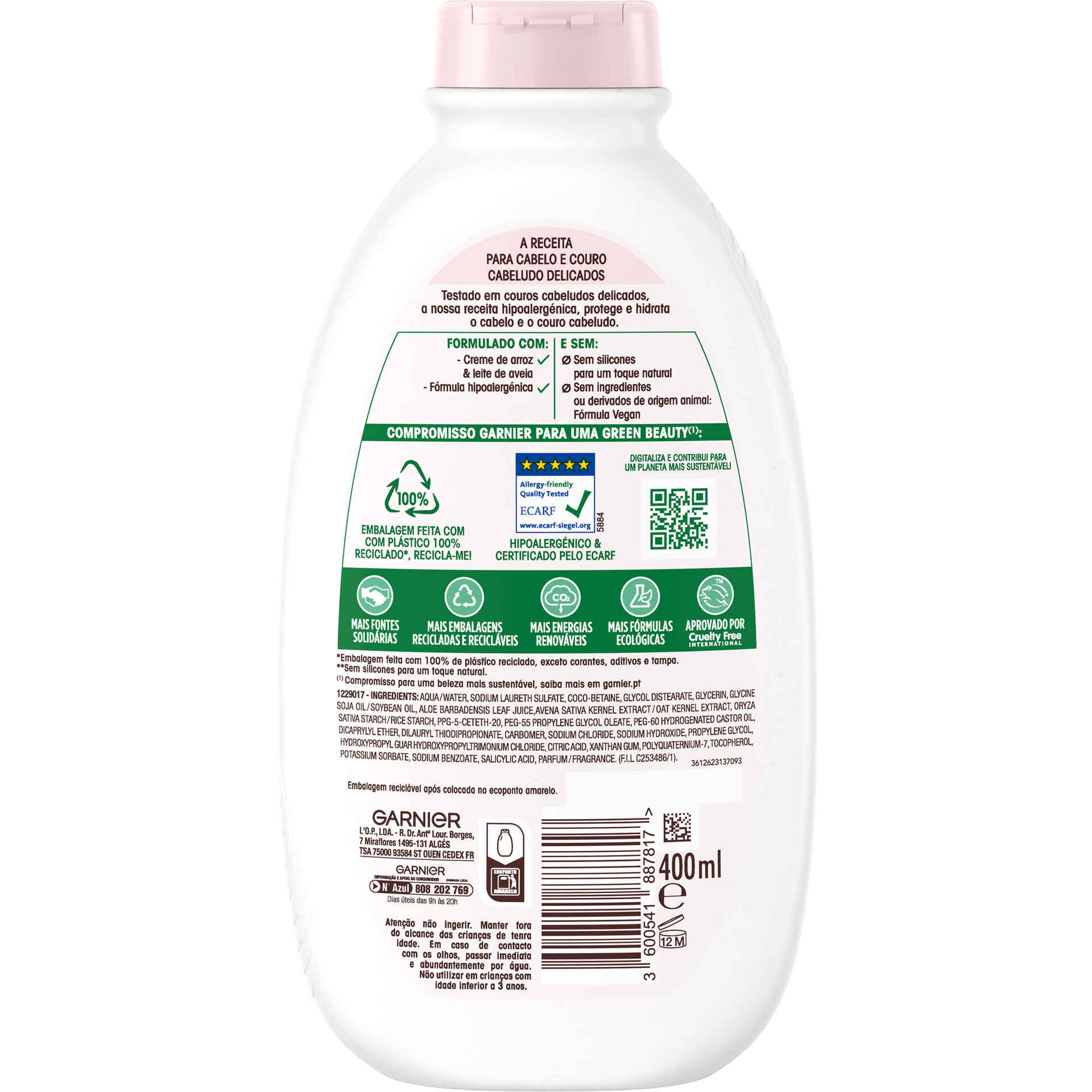 Champô Ultra Suave Delicadeza de Aveia