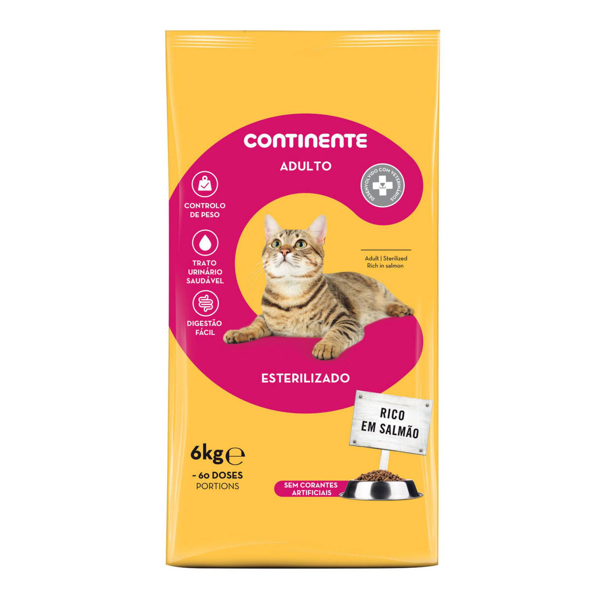 Ração para Gato Adulto Esterilizado Salmão Pack Poupança