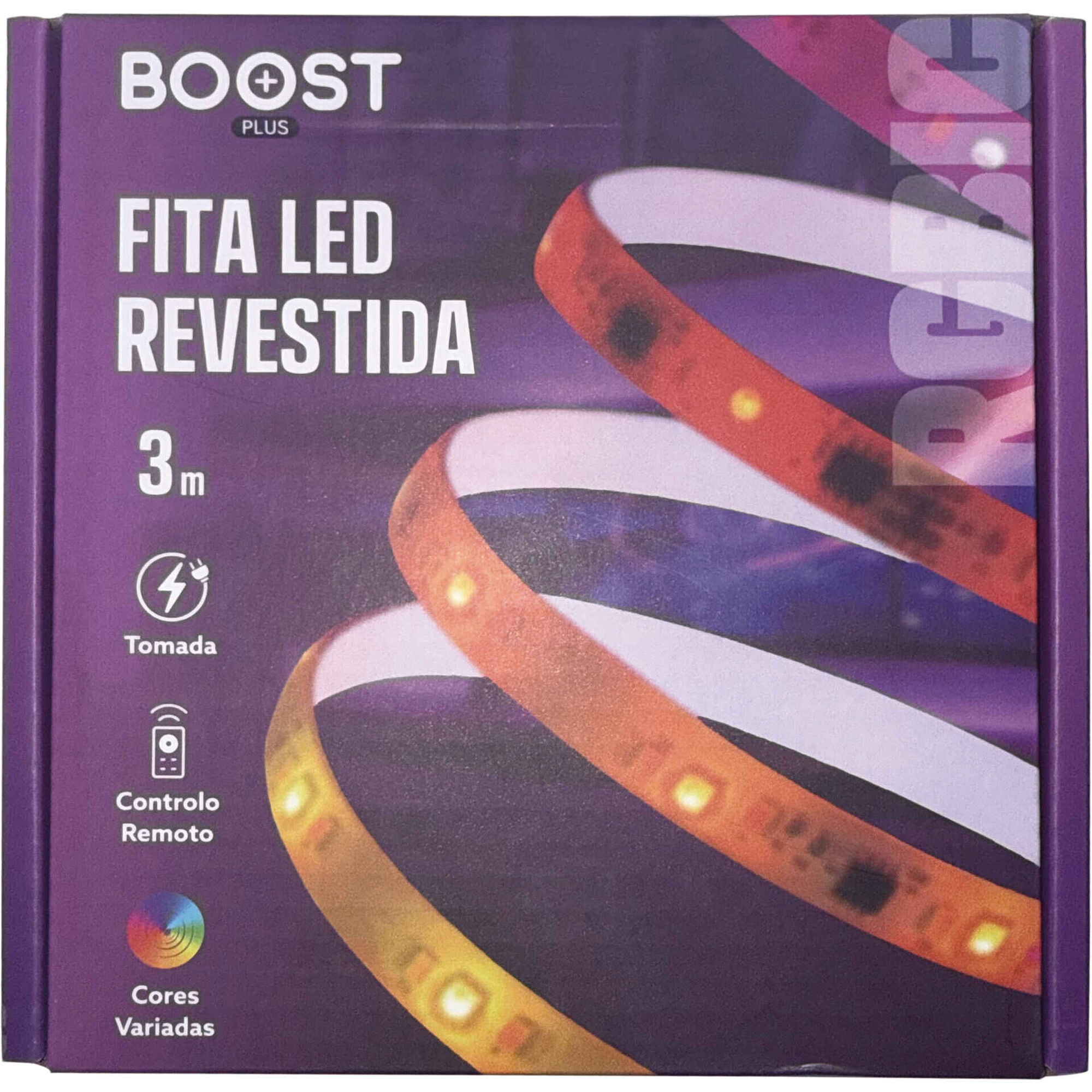 Fita LED Revestida RGB 3 m Boost