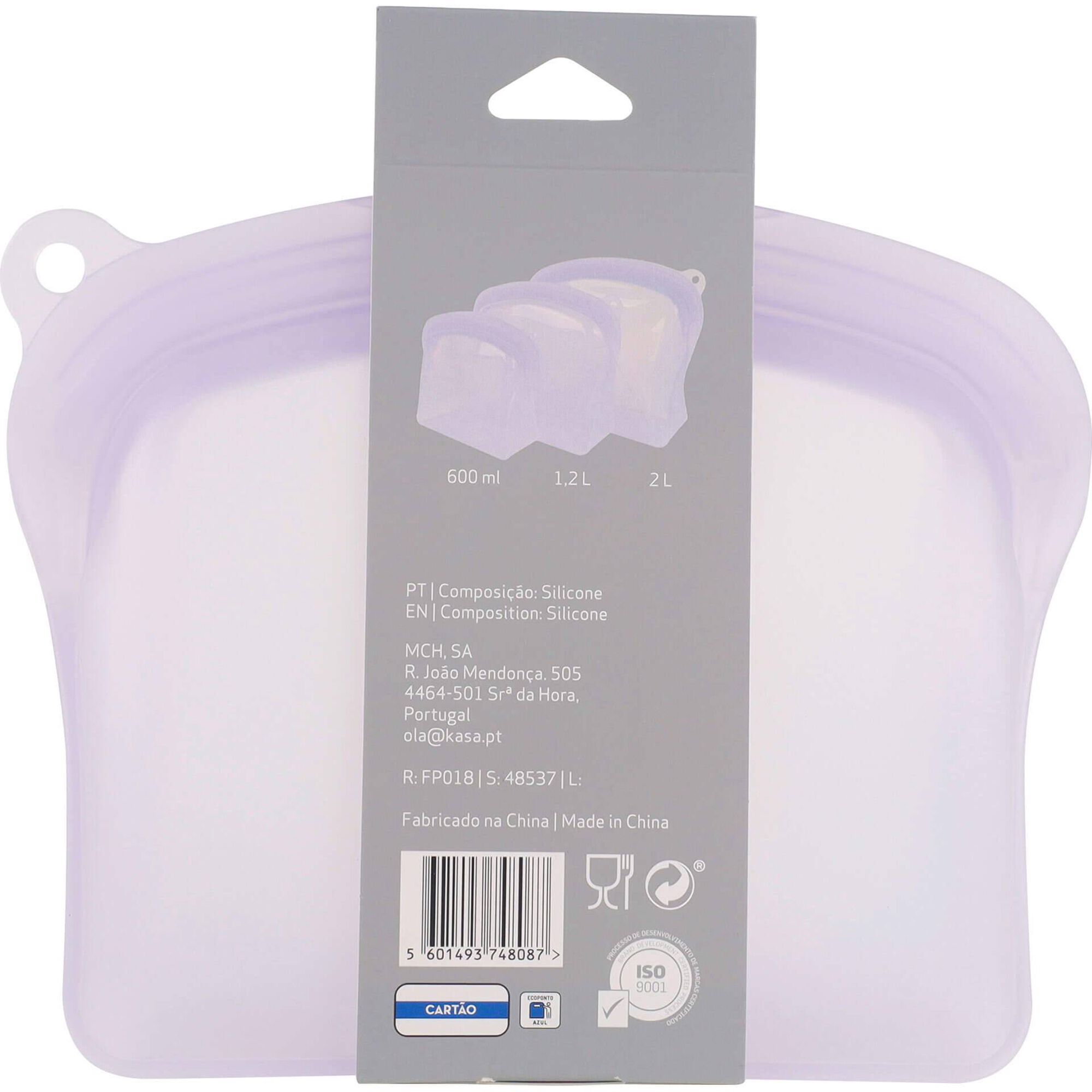 Saco Lanche em Silicone