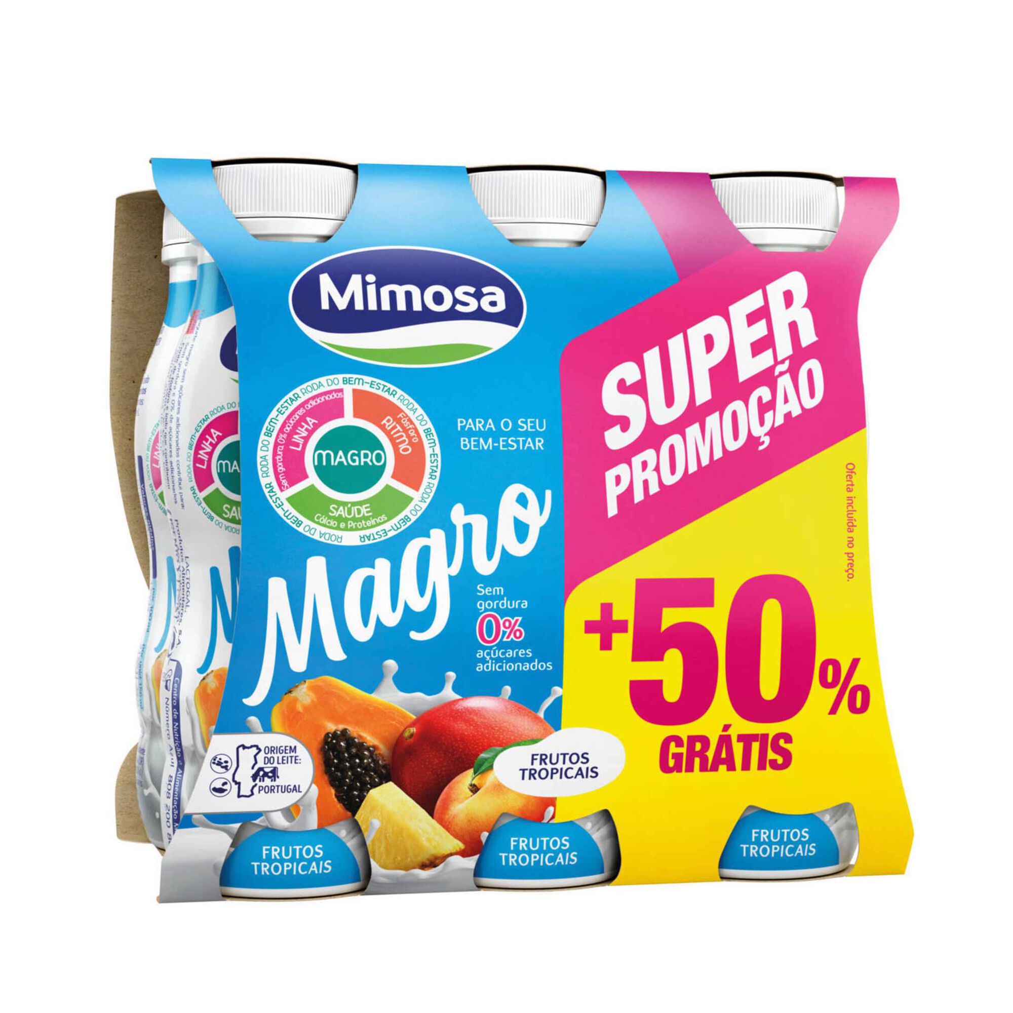 Iogurte Líquido Magro Frutos Tropicais Iogurte Líquido Magro Frutos Tropicais