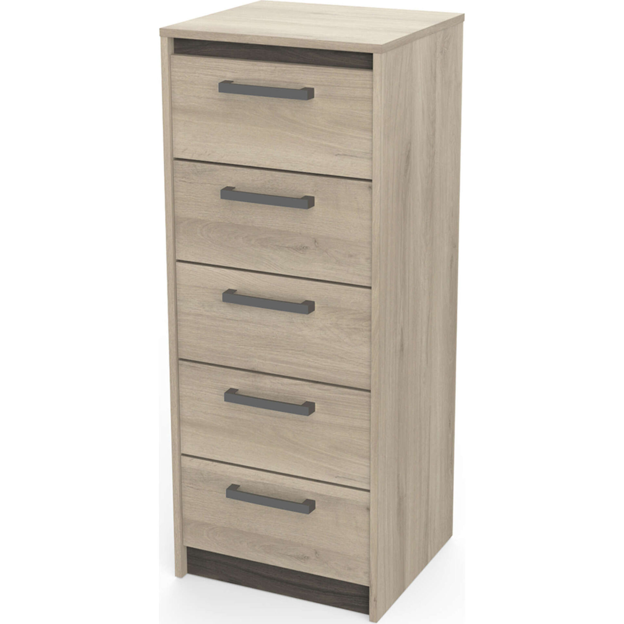 Camiseiro 5 Gavetas 39x42x107cm Carvalho Watson