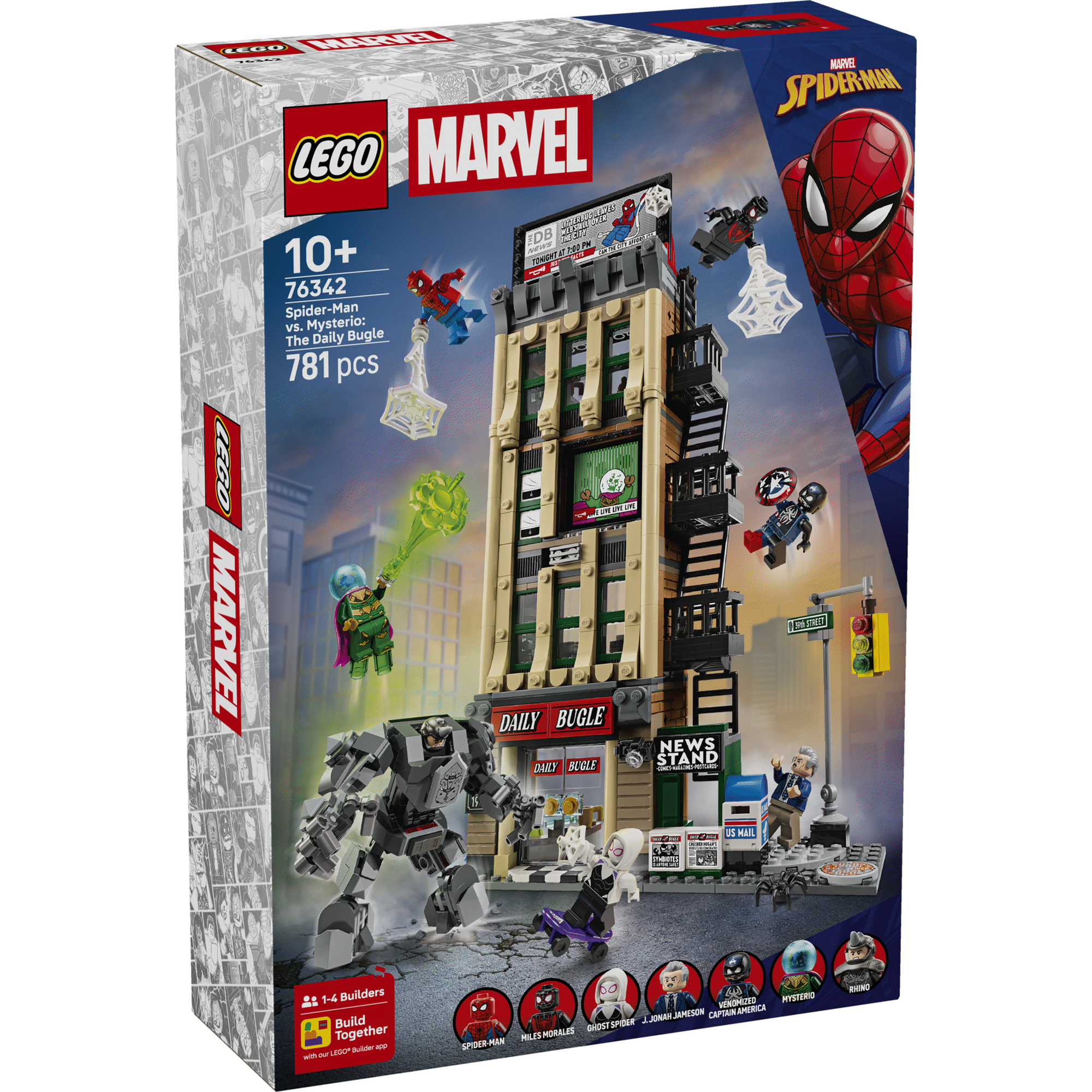 LEGO Marvel - Spider-Man contra Mysterio: O Daily Bugle - 76342