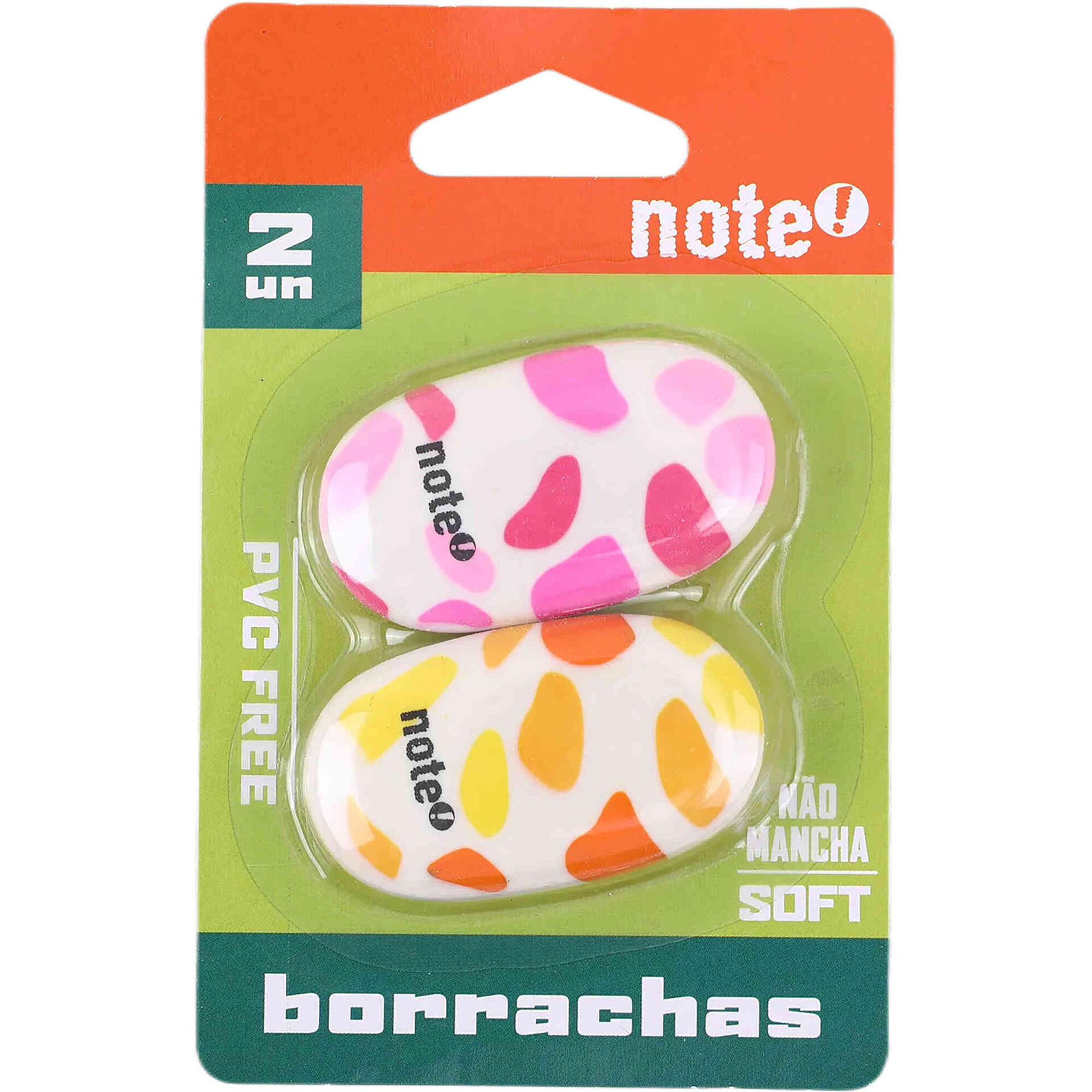 Conjunto 2 Borrachas Ovais Soft Note!