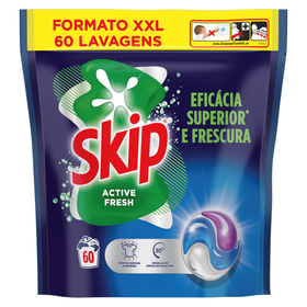 Detergente M&aacute;quina Roupa C&aacute;psulas Active Fresh Skip