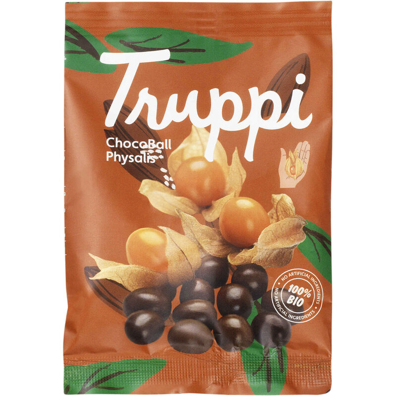 Fisális Semi-Desidratado com Chocolate Biológico Truppi