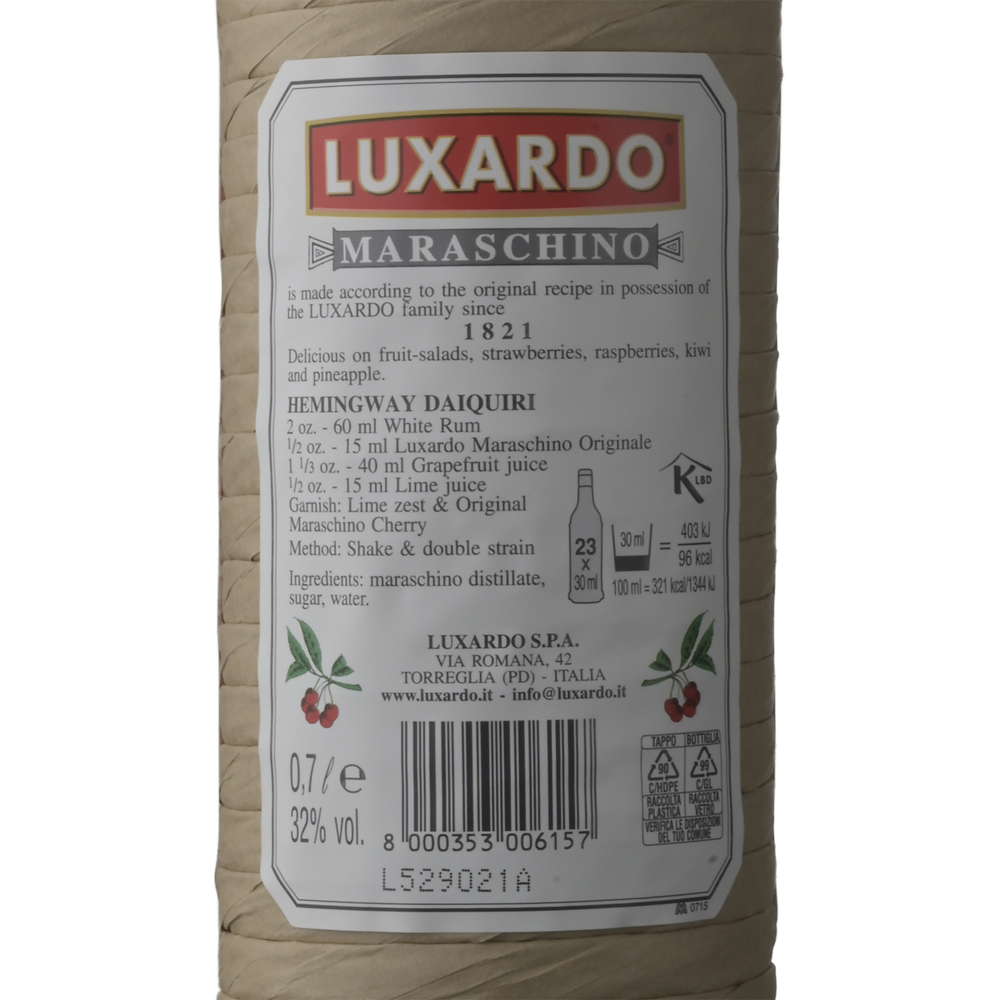 Luxardo Licor Maraschino