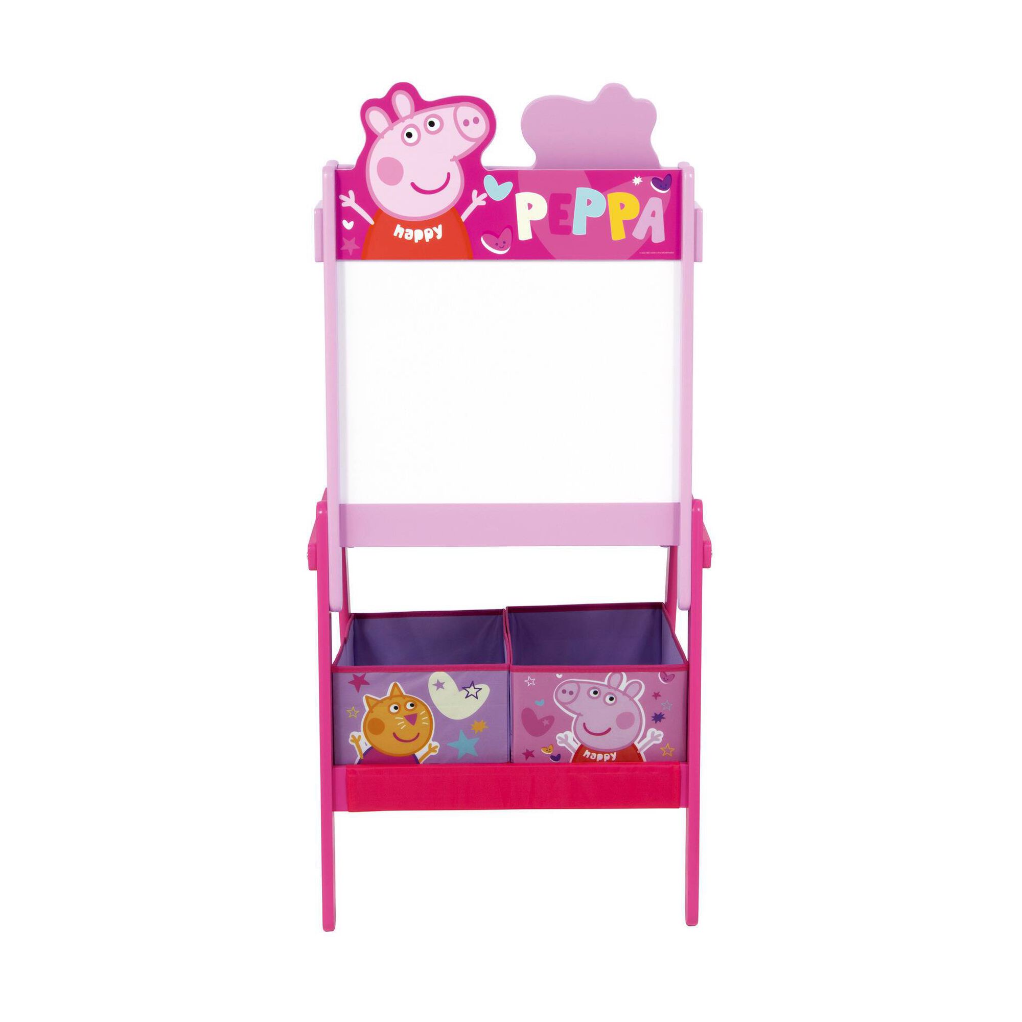 Quadro de Madeira Multifunções Peppa Pig Rosa