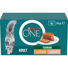 Comida H&uacute;mida para Gato Adulto Terrine Frango e Cenouras