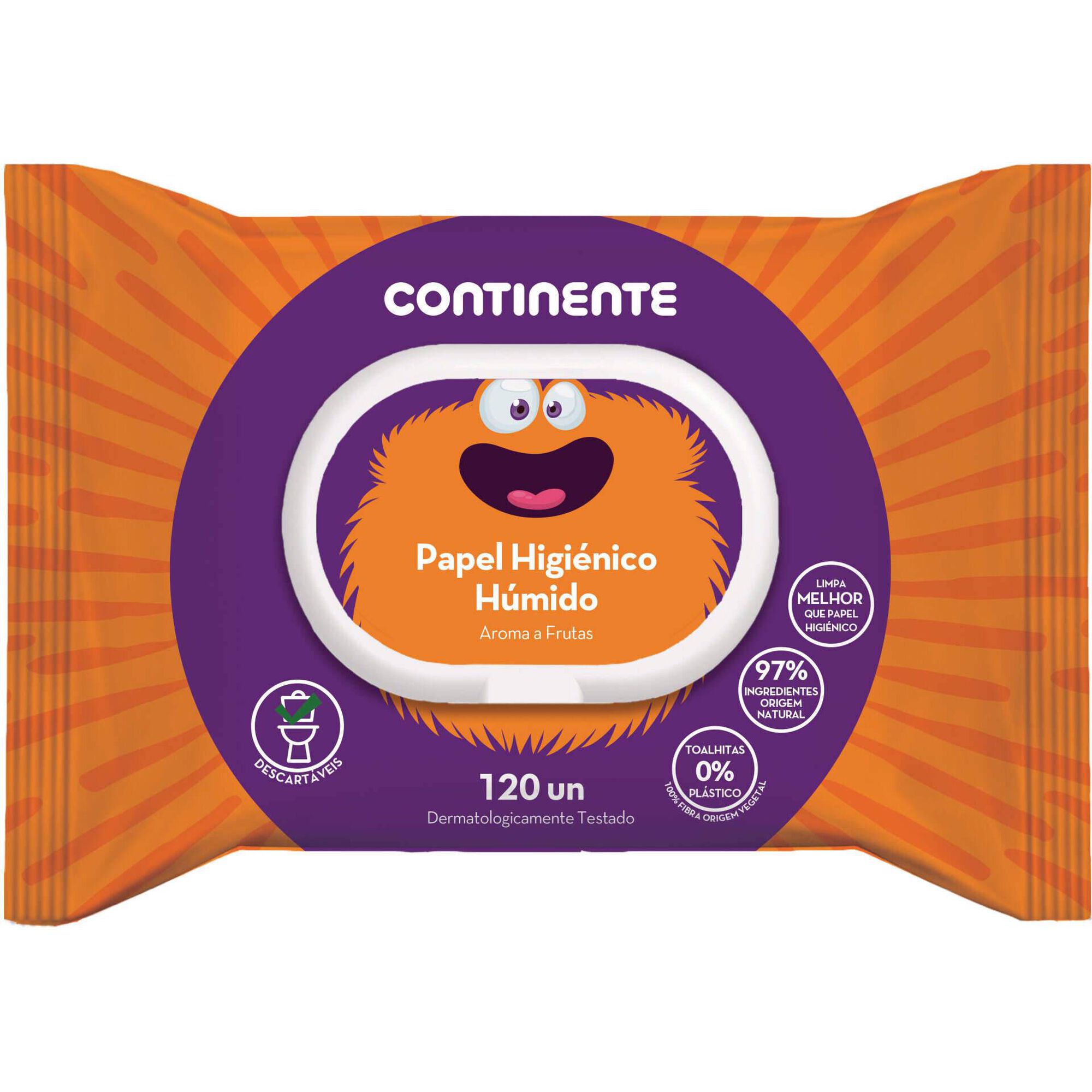 Papel Higi&eacute;nico H&uacute;mido Continente