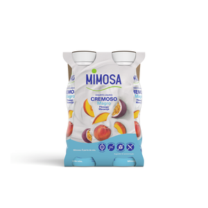 Iogurte Líquido Cremoso Magro Pêssego e Maracujá Mimosa