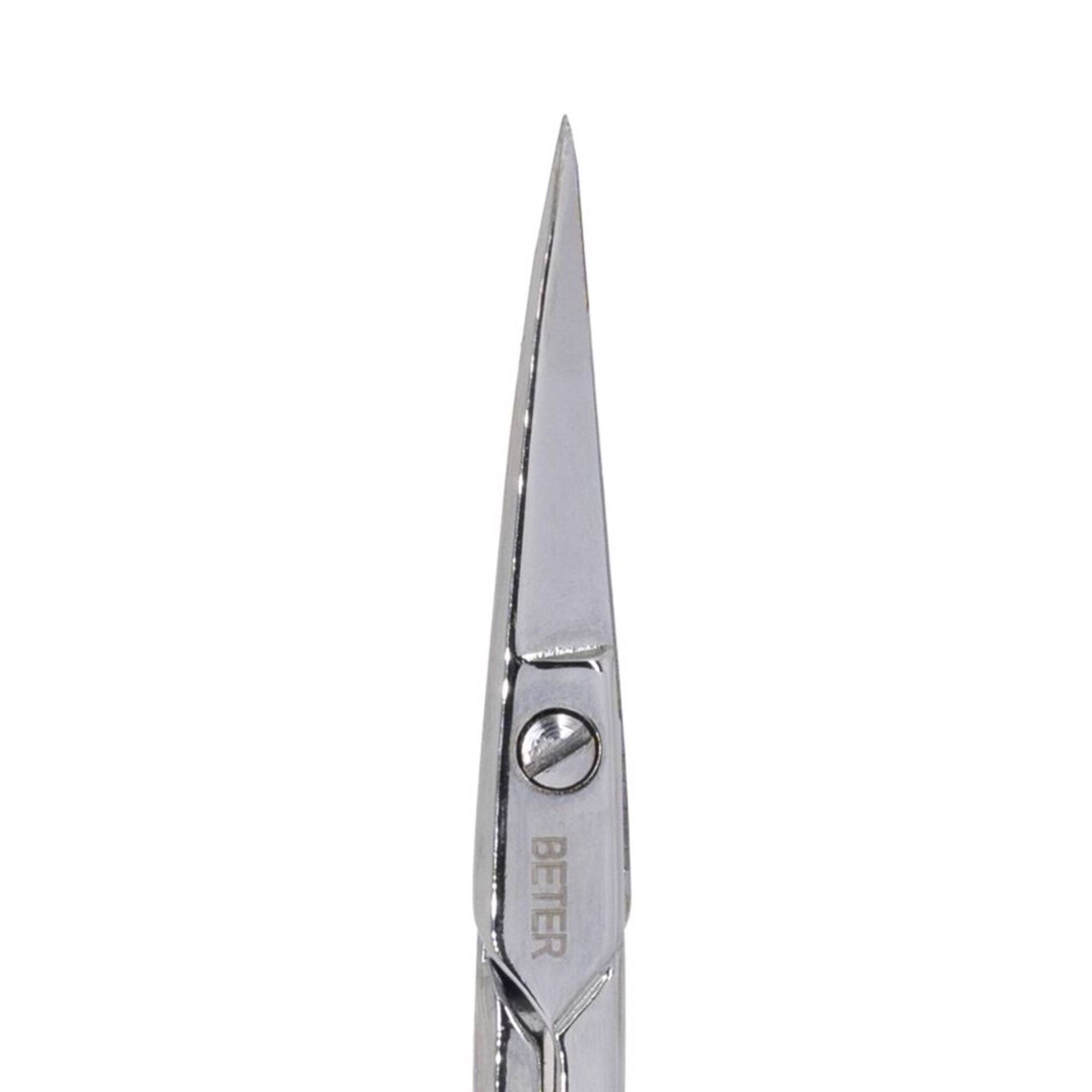 Tesoura de Unhas Peles Curva Cromada BETER