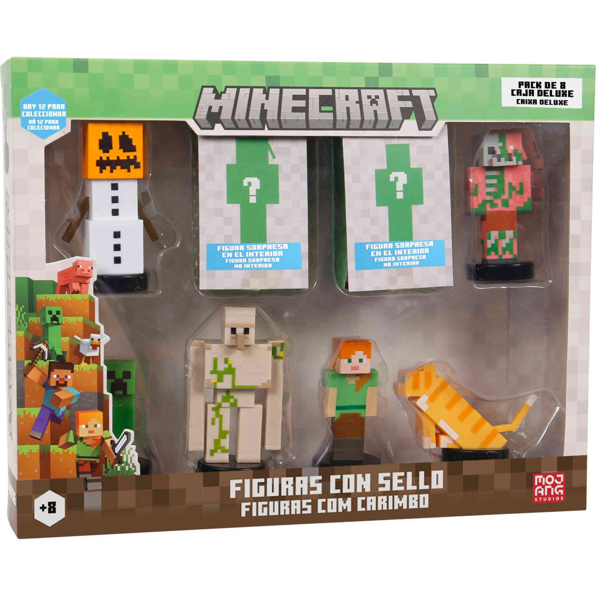 Figuras Minecraft (Pack 8) (vários modelos)