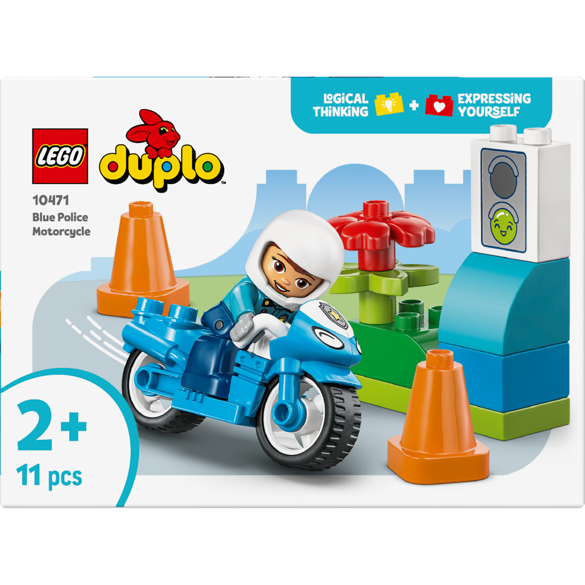 LEGO Duplo - Mota da Pol&iacute;cia Azul - 10471