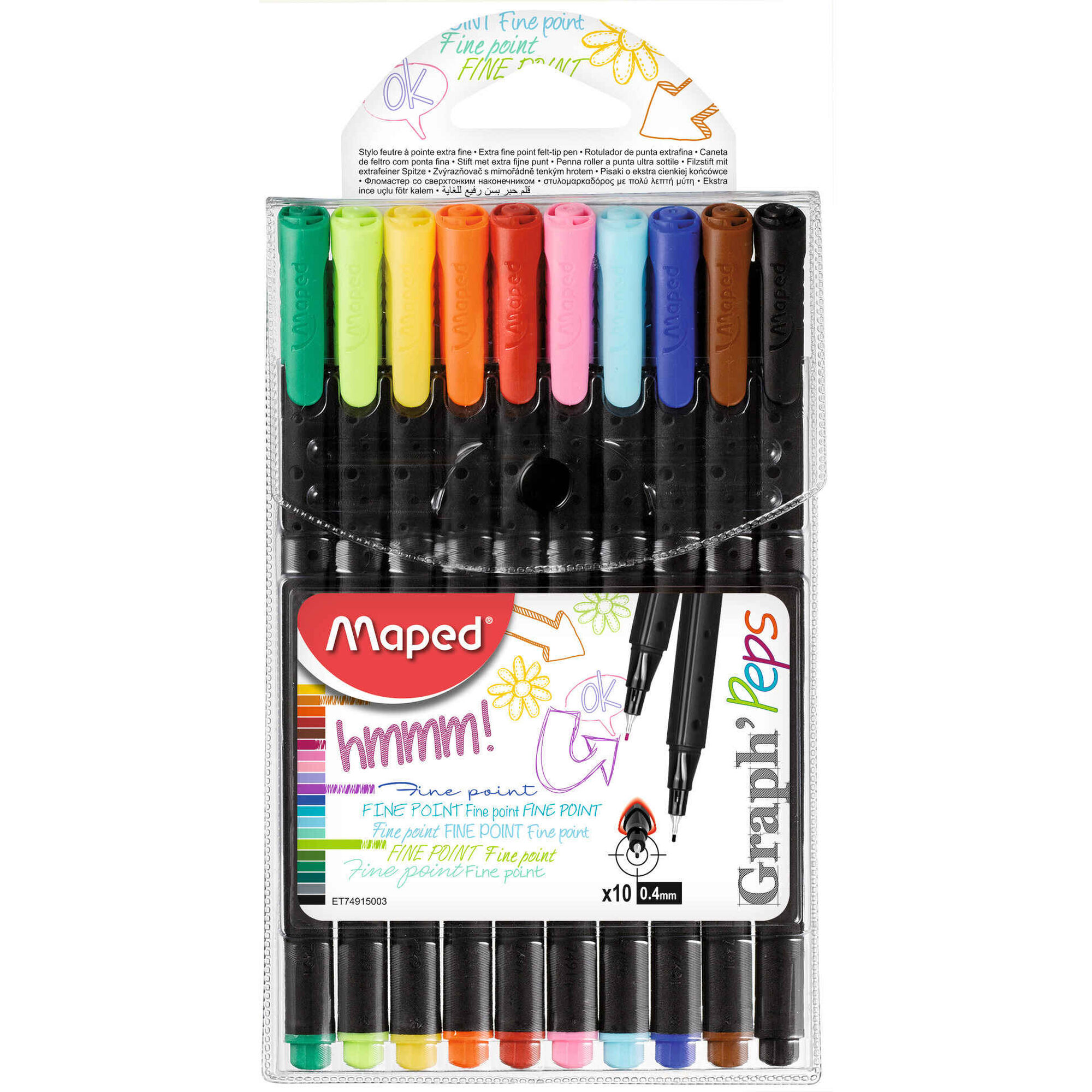 Marcador Permanente Fino de Tinta Colorida Marcador Permanente Fino de Tinta Colorida