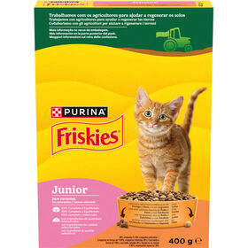 Ra&ccedil;&atilde;o para Gato J&uacute;nior Frango, Leite e Legumes Purina Friskies