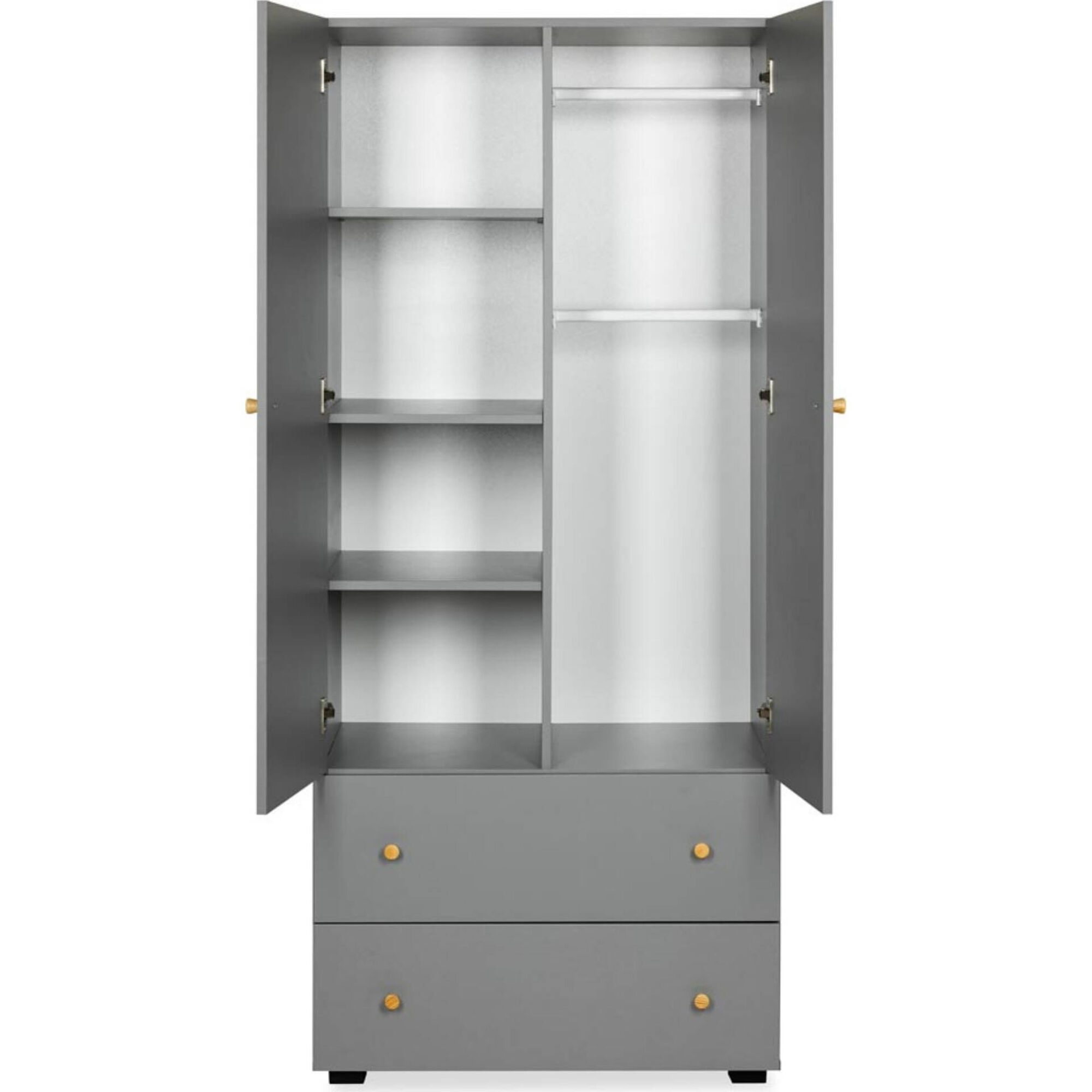 Roupeiro 2 Portas e 2 Gavetas 80x183x52cm Roupeiro 2 Portas e 2 Gavetas 80x183x52cm