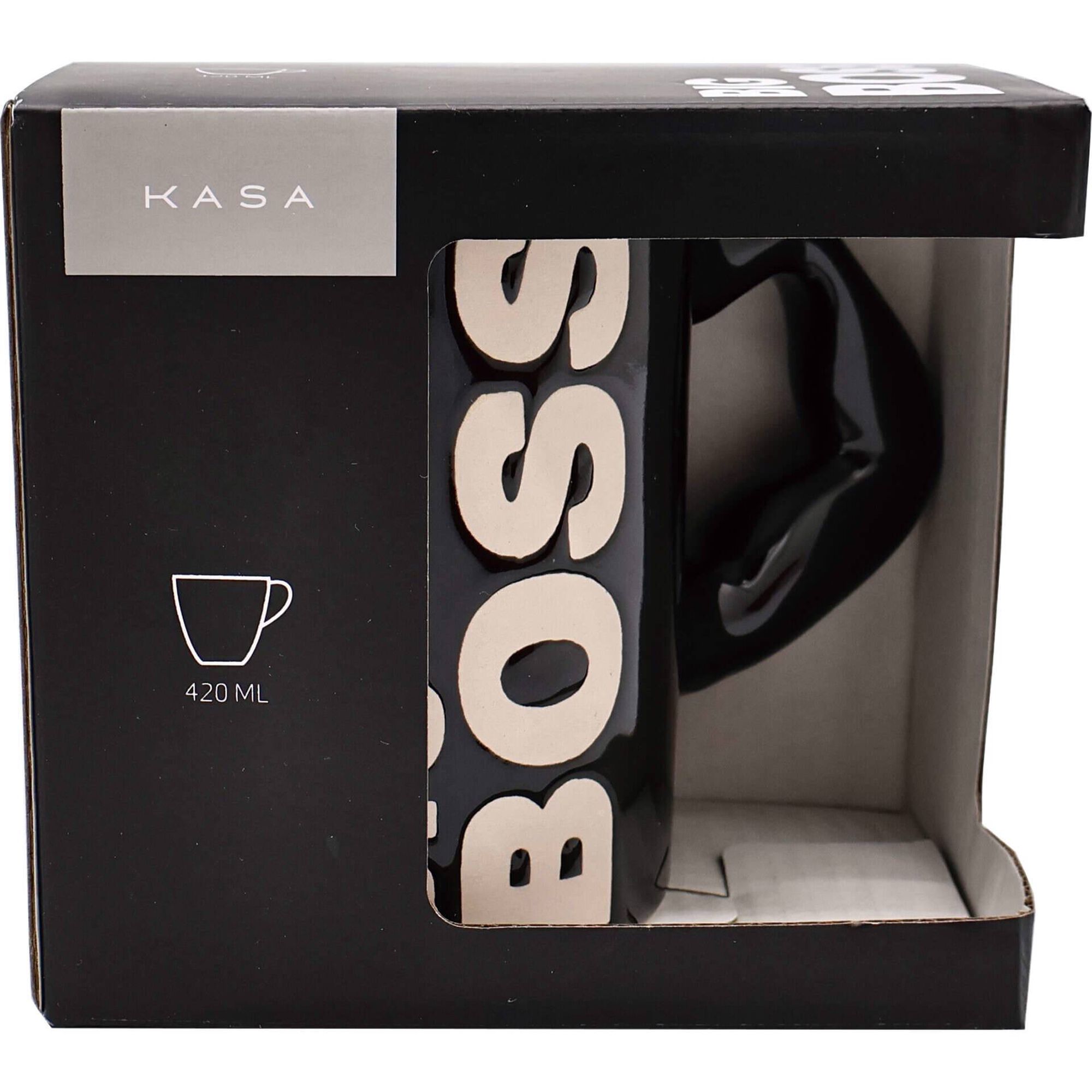 Caneca 420ml Big Boss Preta Kasa