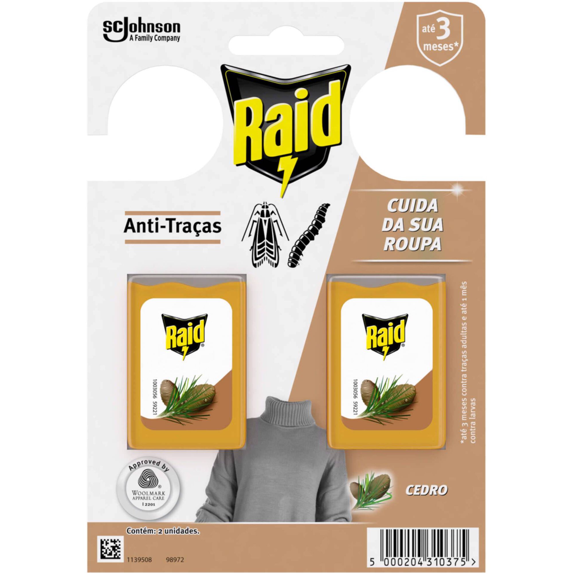 Inseticida Anti-Traça Gel Cedro