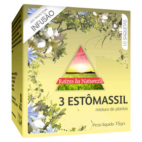 Infus&atilde;o N&ordm;3 Est&ocirc;massil Saquetas Ra&iacute;zes da Natureza