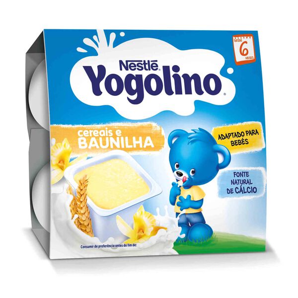 Alimento Lácteo Cereais e Baunilha +6M Yogolino