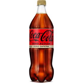 Refrigerante com G&aacute;s Cola Zero A&ccedil;&uacute;car Zero Cafe&iacute;na Coca-Cola, , hi-res