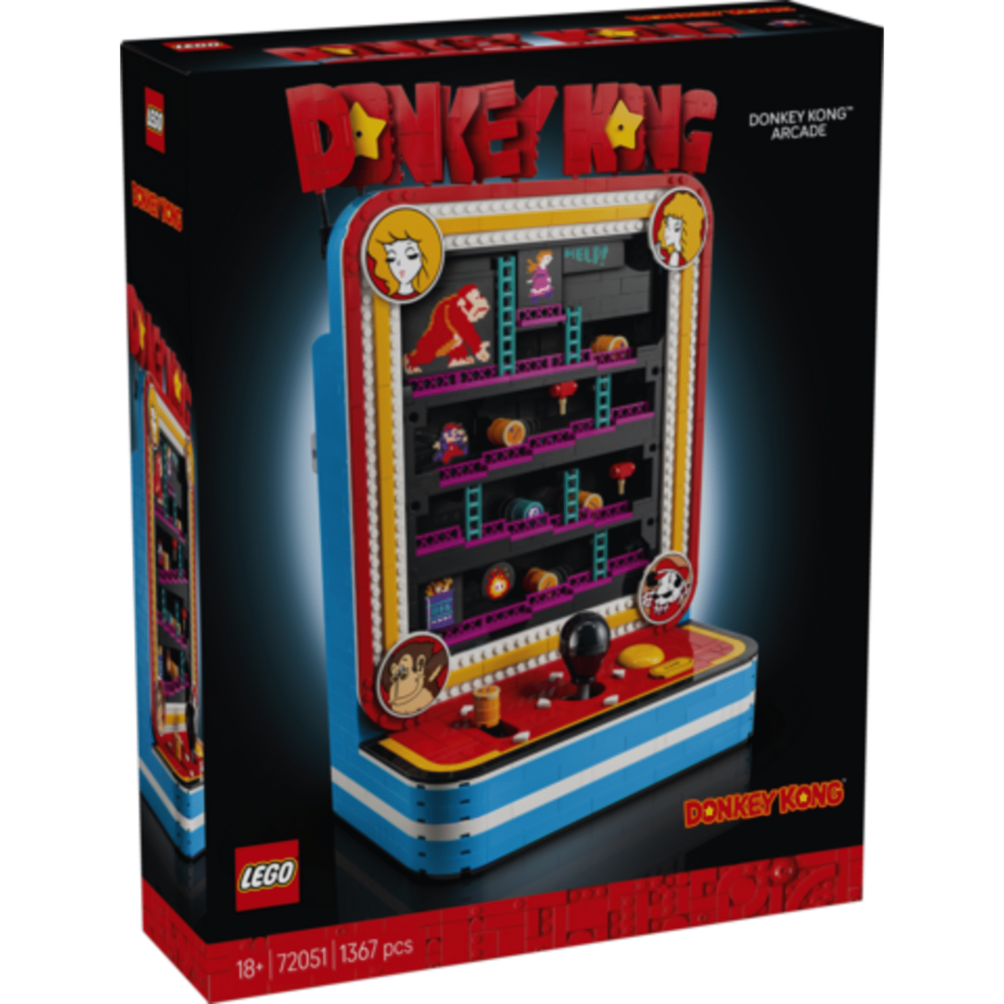 LEGO Super Mario - M&aacute;quina de arcada do Donkey Kong - 72051