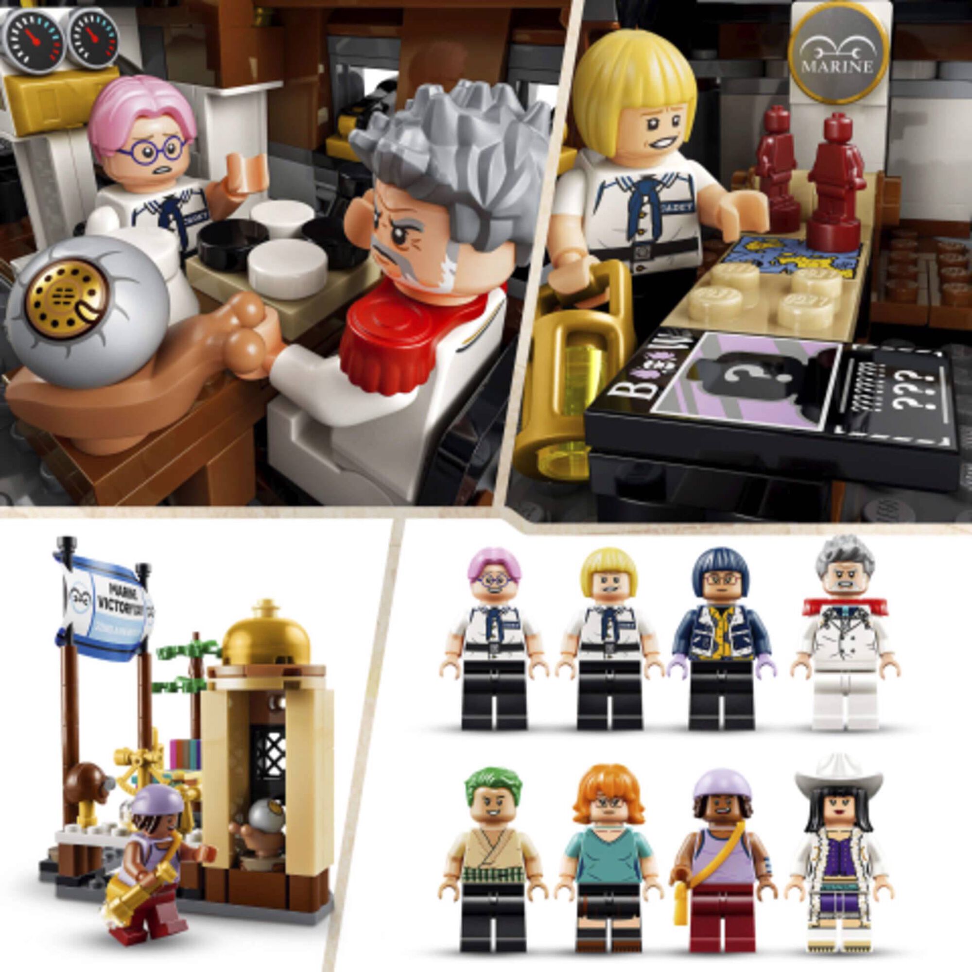 LEGO One Piece - Navio de Guerra da Marinha do Garp - 75646