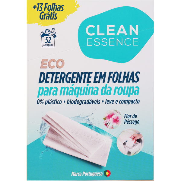 Detergente Máquina Roupa Folhas Flor de Pêssego Clean Essence