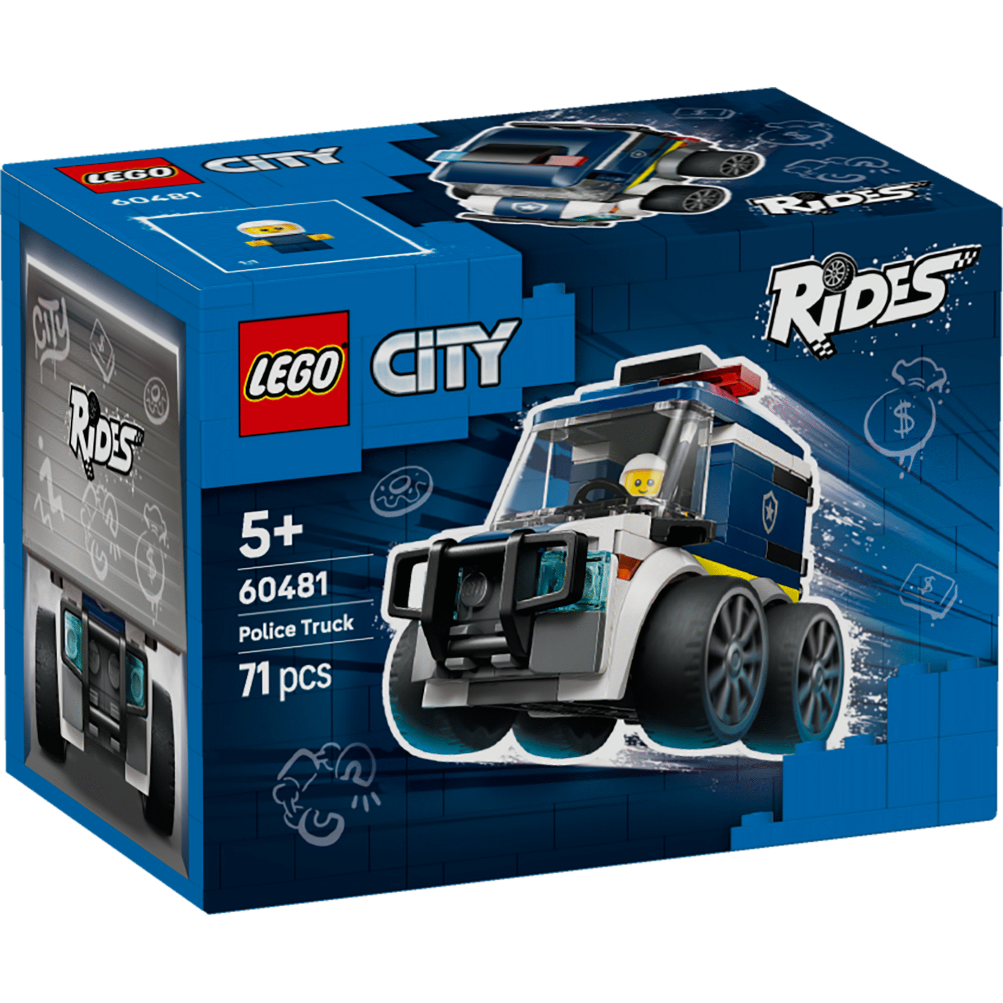 LEGO City - Ve&iacute;culos &ndash; Cami&atilde;o da Pol&iacute;cia - 60481