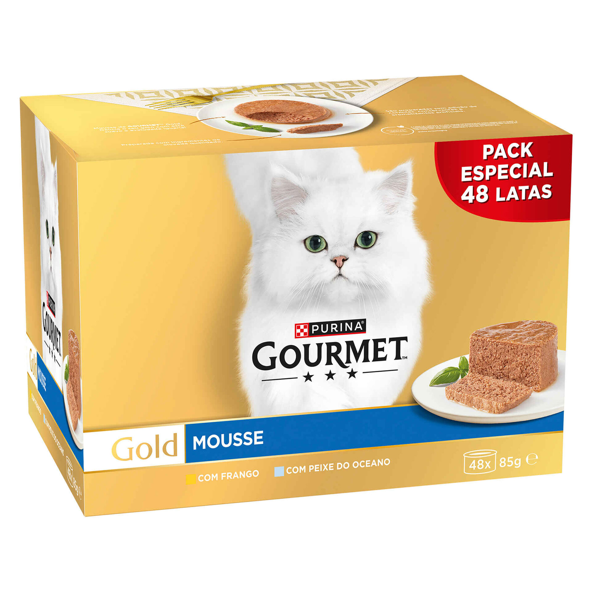 Comida H&uacute;mida para Gato Adulto Purina Gourmet Gold