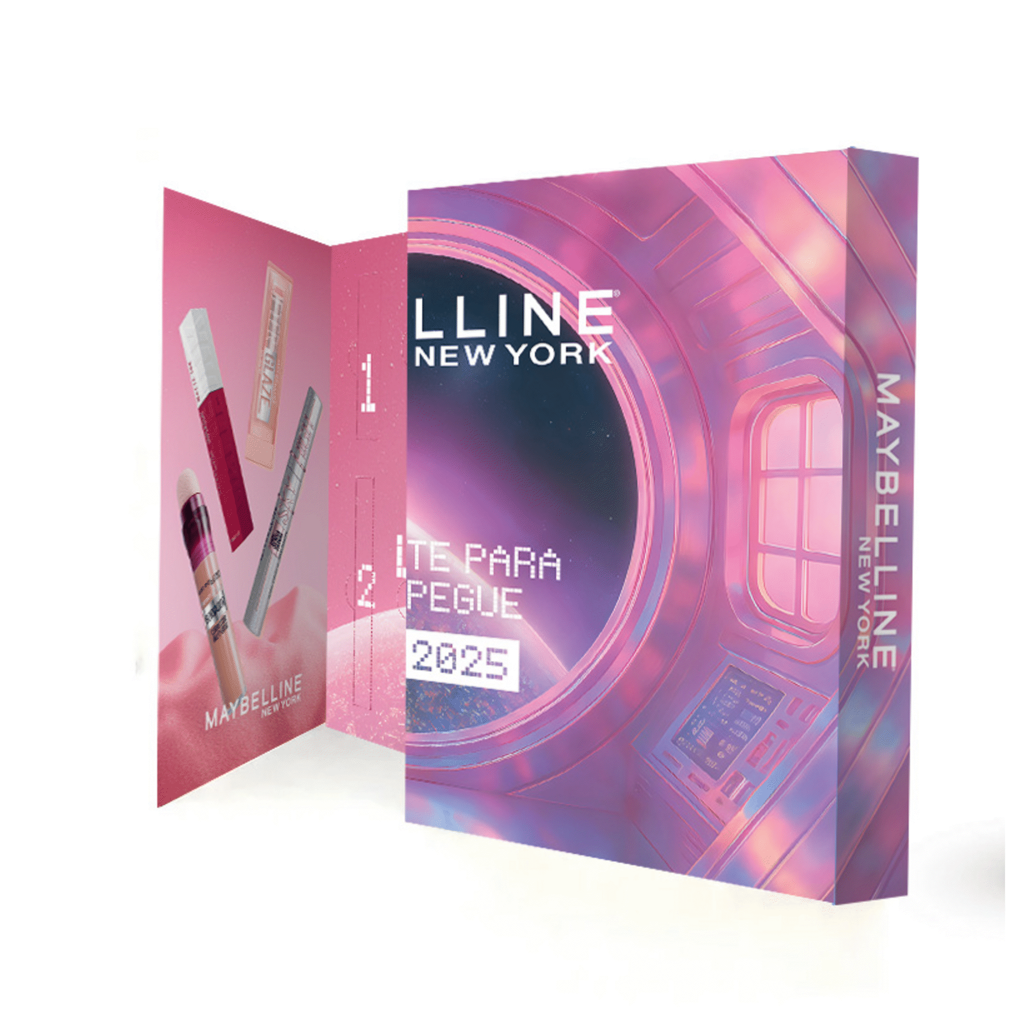 Calend&aacute;rio do Advento Maybelline New York