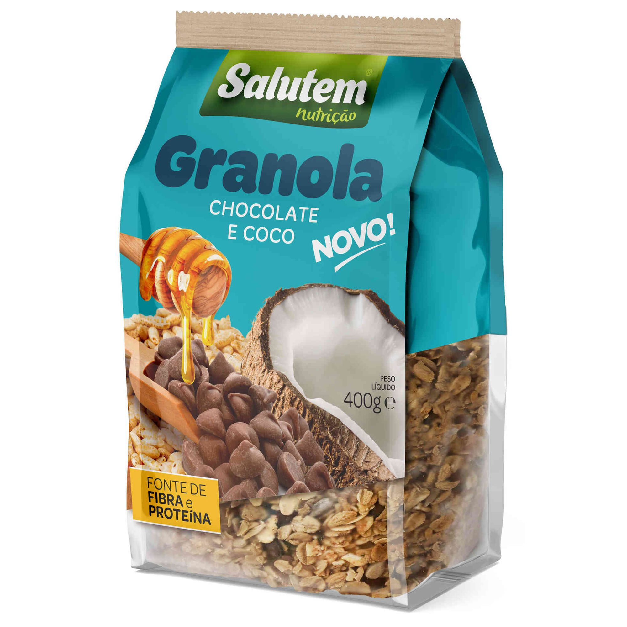Granola Chocolate e Coco emb. 400 gr Salutem Continente Online