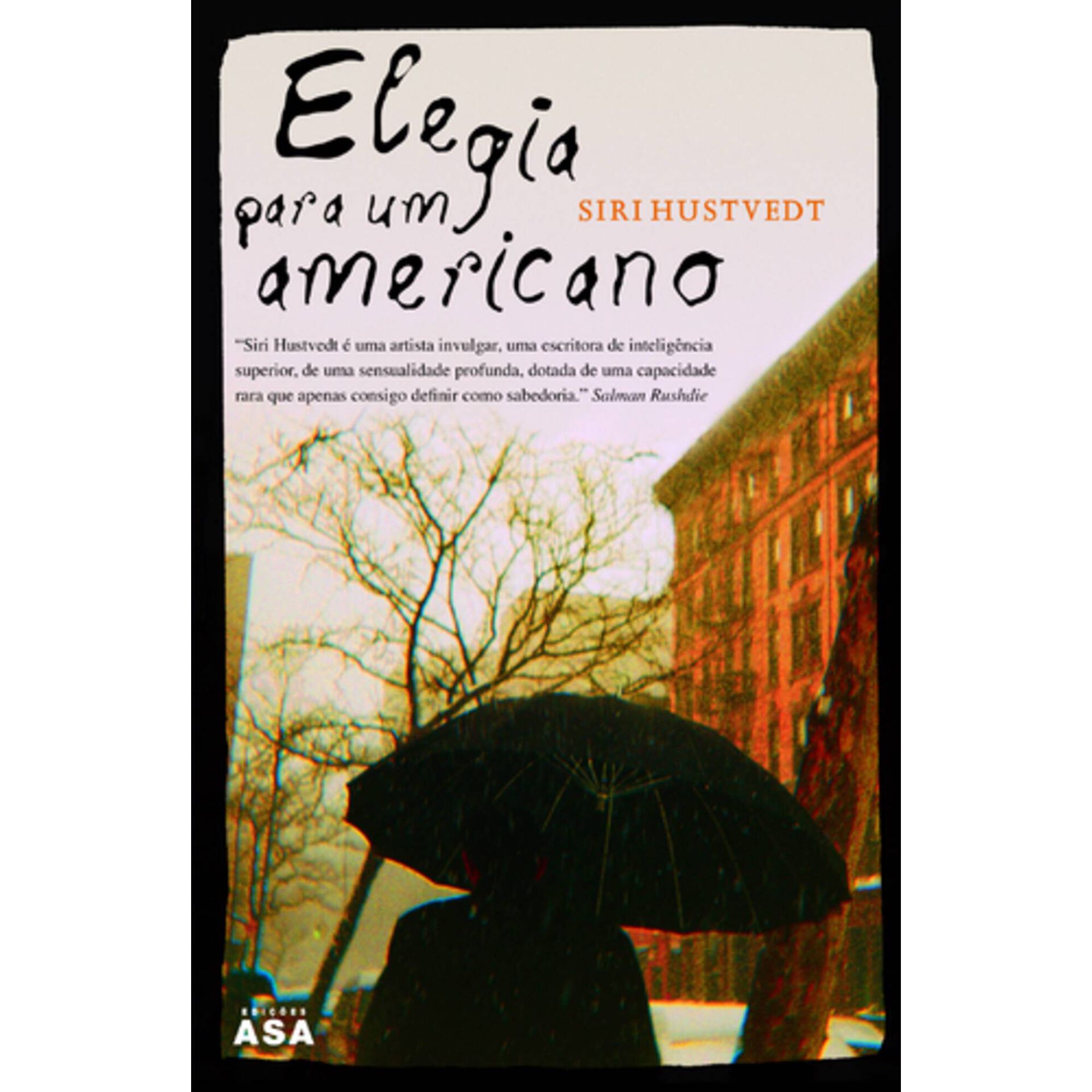 Elegia Para um Americano de Siri Hustvedt