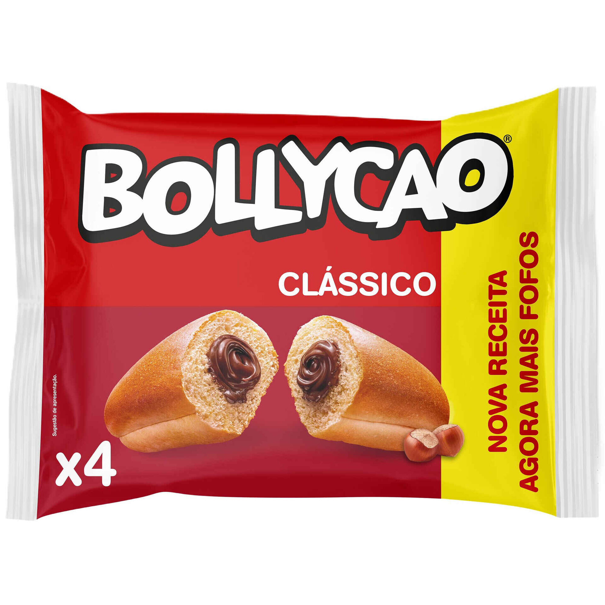 Bolo com Recheio de Chocolate Bollycao