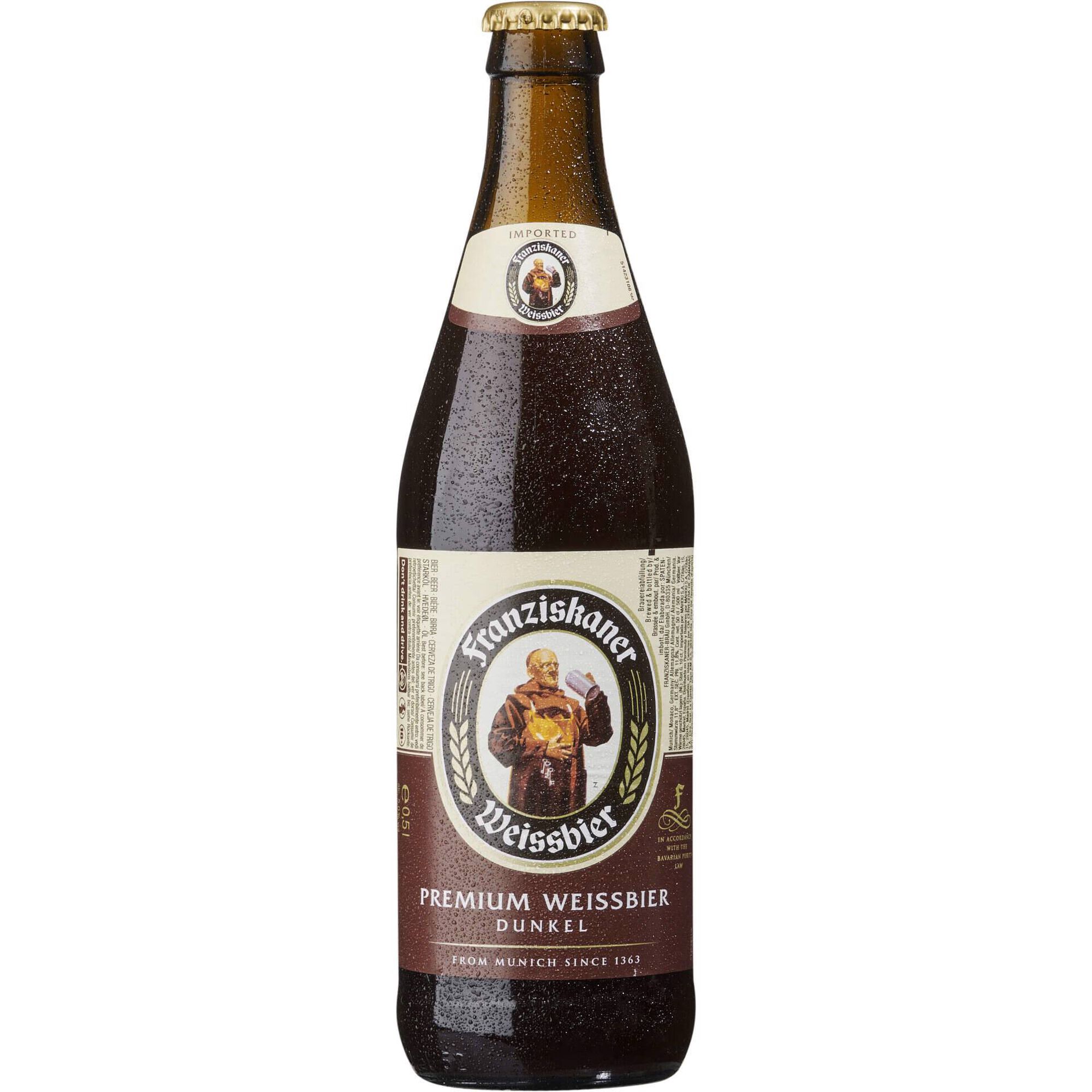 Cerveja com &Aacute;lcool Artesanal Dunkel Franziskaner