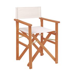 Cadeira de Realizador Madeira Ac&aacute;cia Cru Premium Kasa