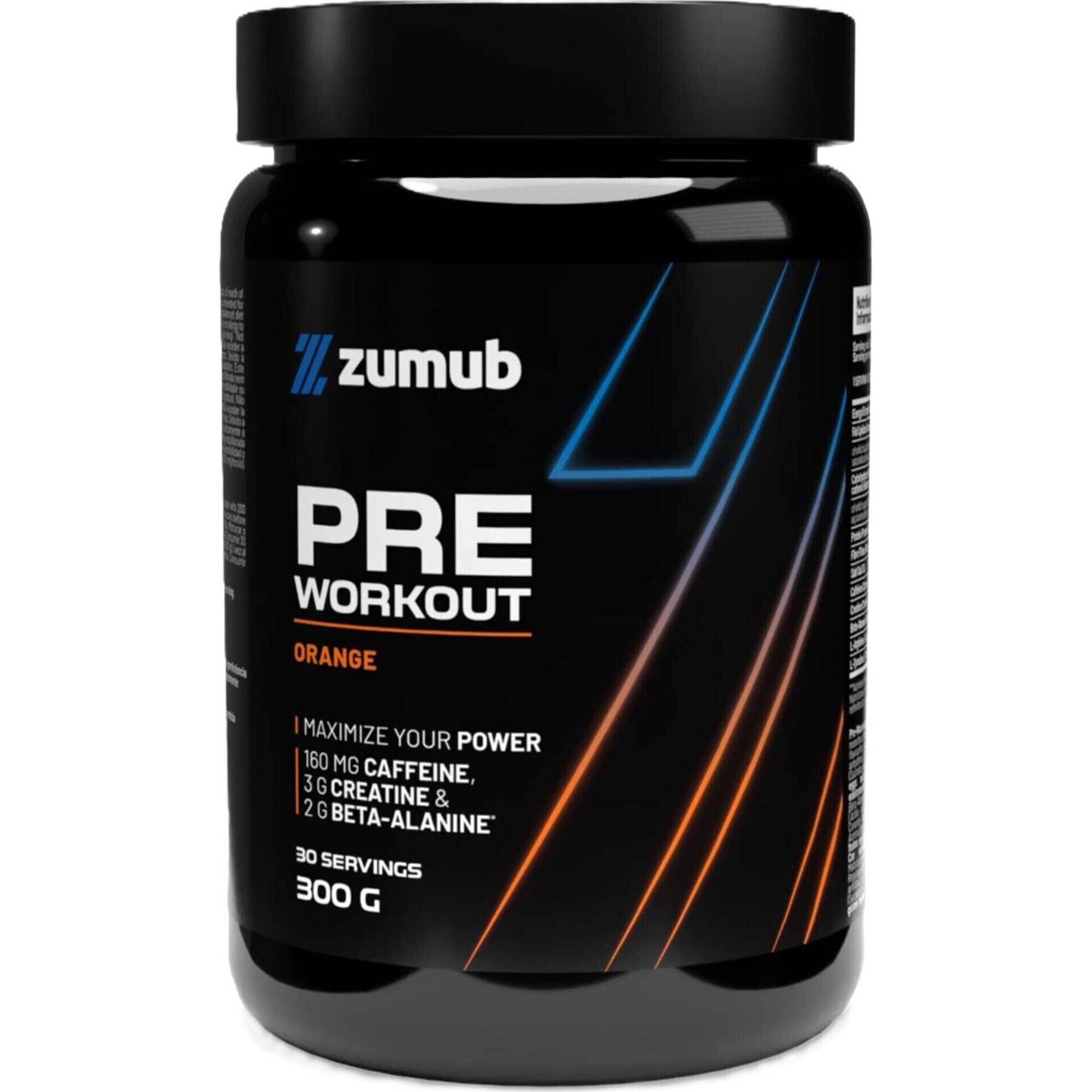 Suplemento Pr&eacute; treino de Laranja Zumub