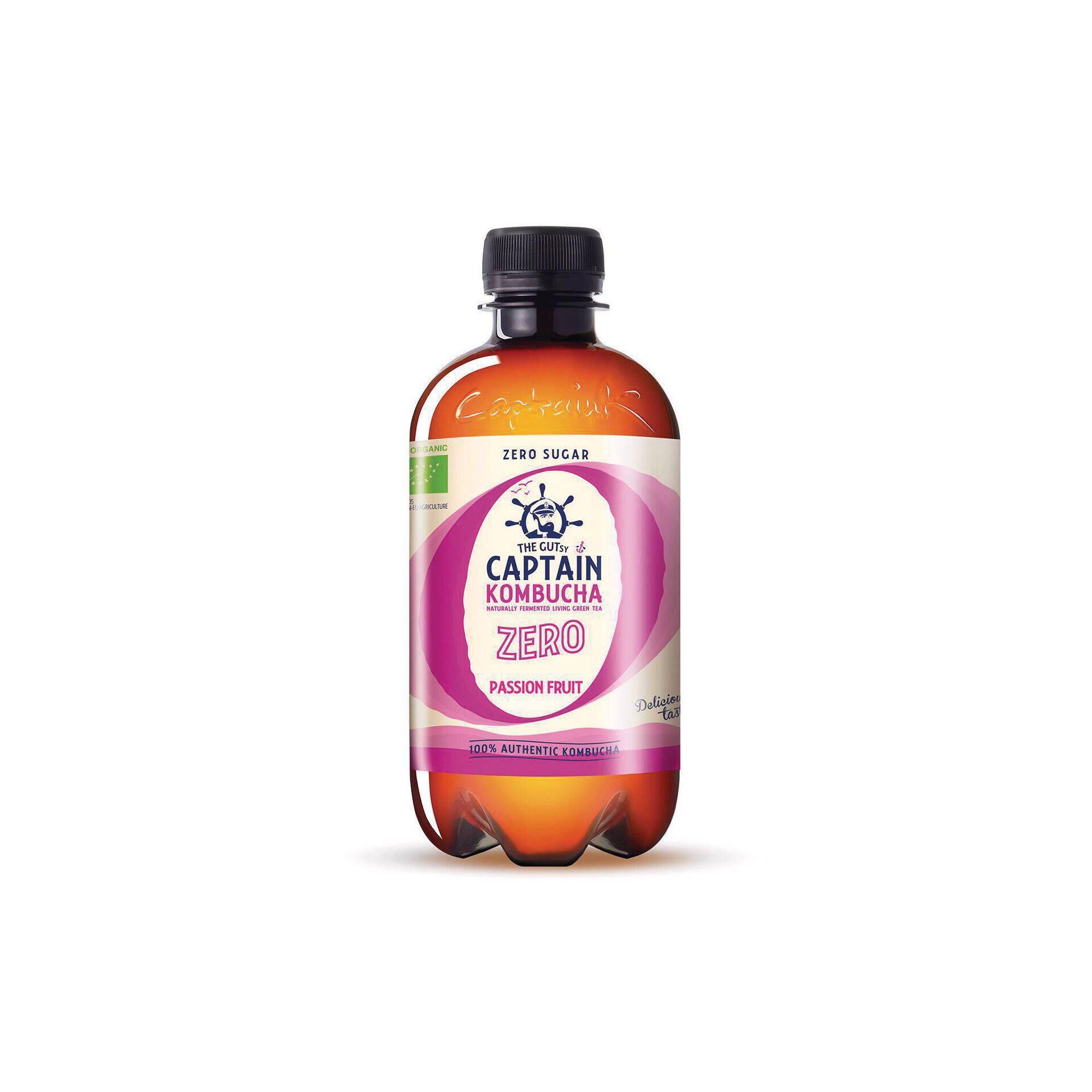 Bebida Kombucha Ch&aacute; Maracuj&aacute; Zero The Gutsy Captain