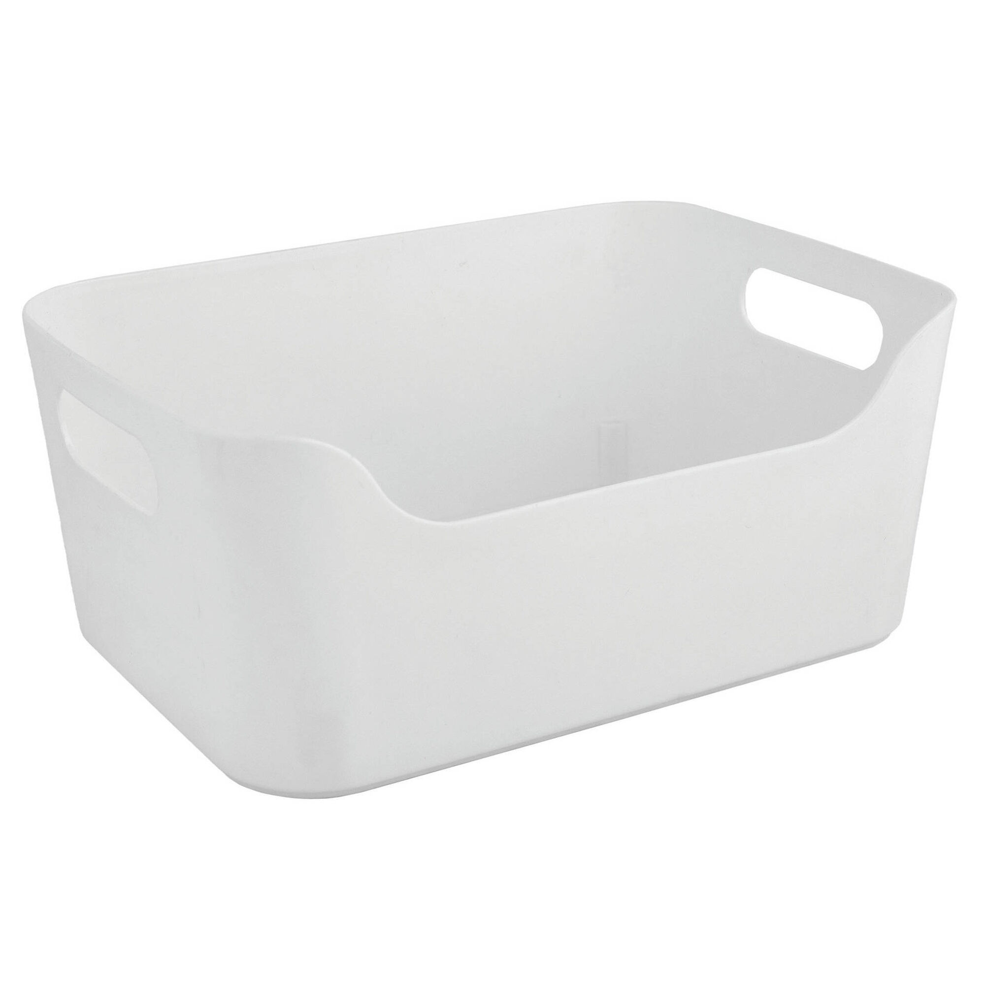 Cesto Arrumação Plástico 4,3L Branco