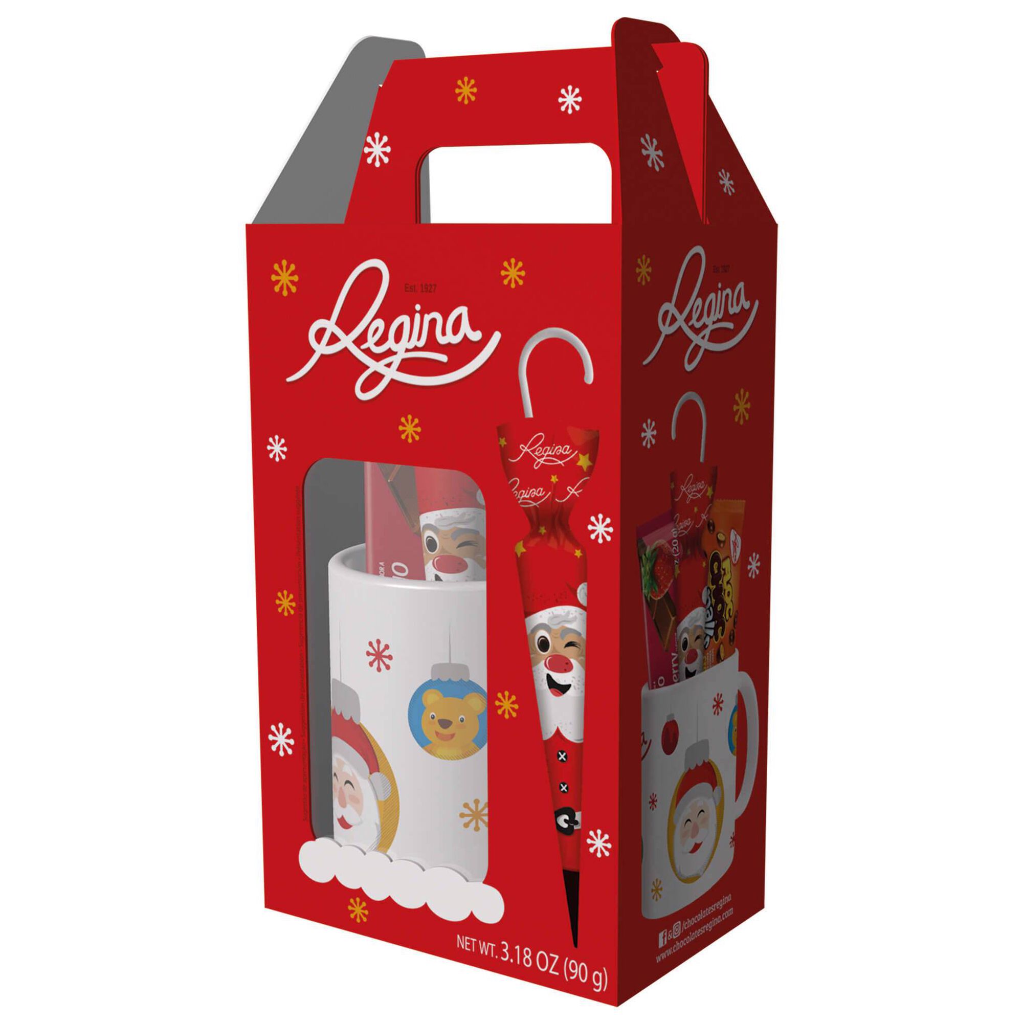 Fantasia de Chocolate Caneca de Natal