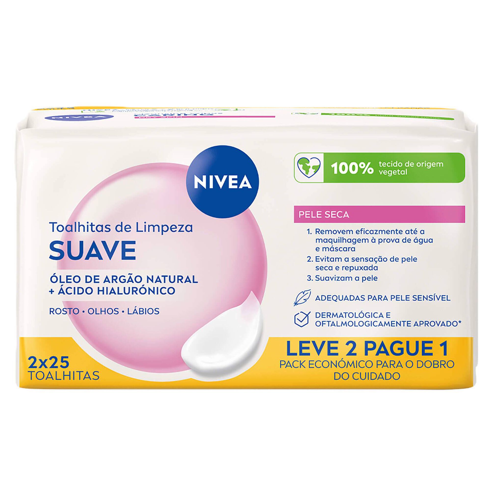 Toalhitas de Limpeza Biodegrad&aacute;veis Nivea