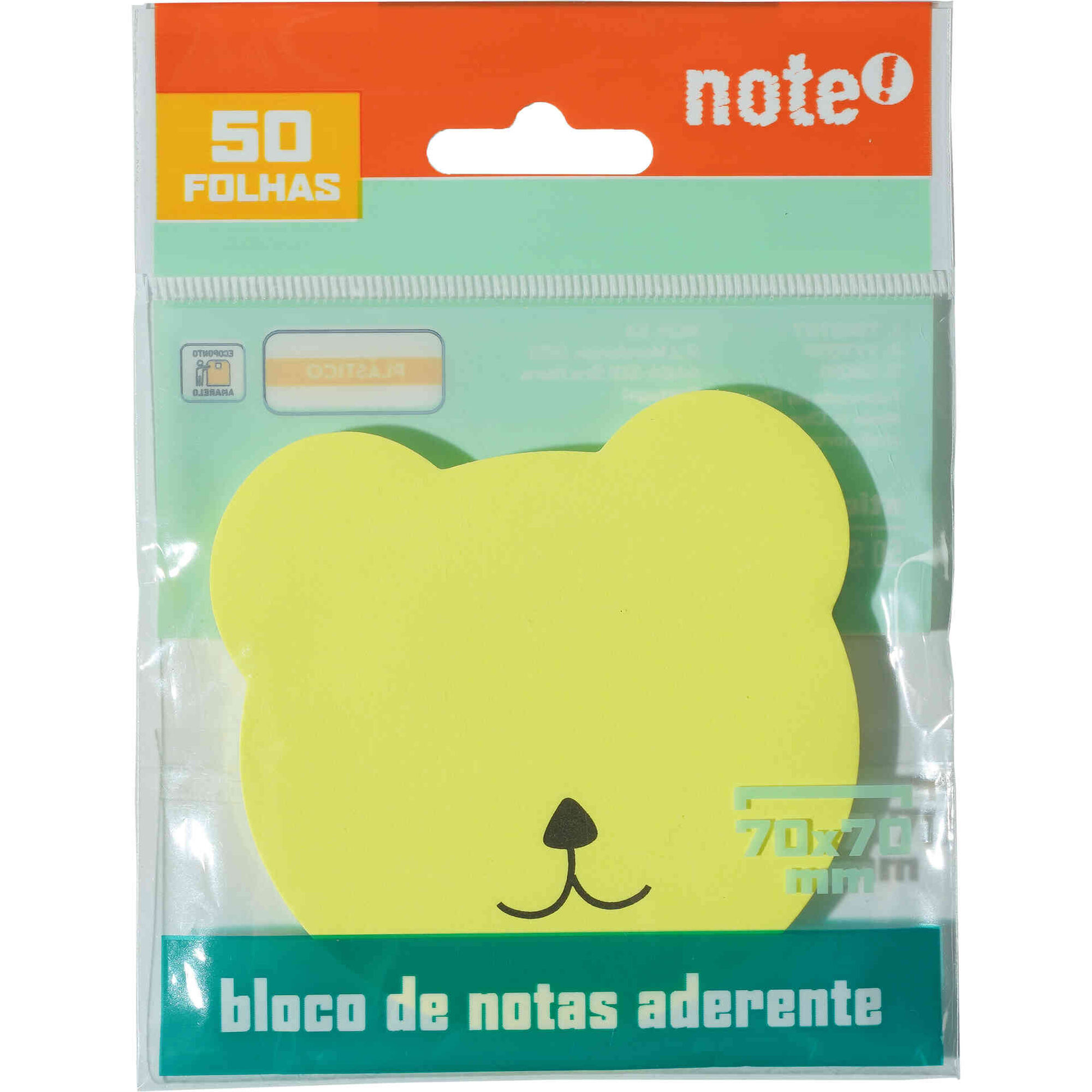 Bloco de Notas Aderentes 50 Folhas (v&aacute;rias cores) Note!