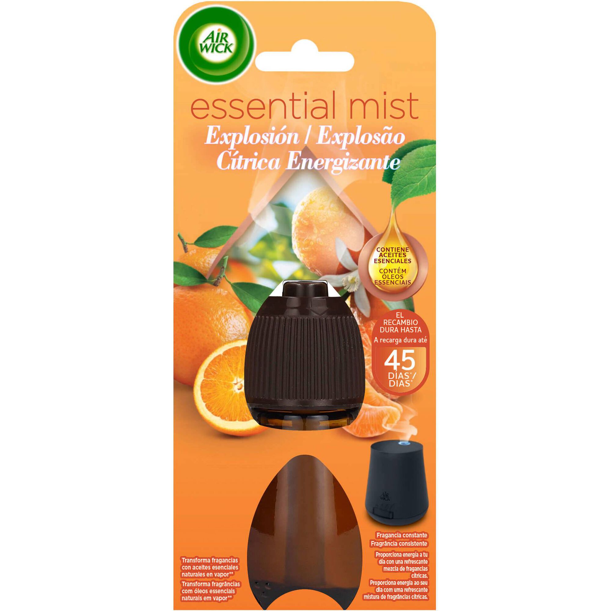 Ambientador Recarga Difusor Essential Mist Citrus