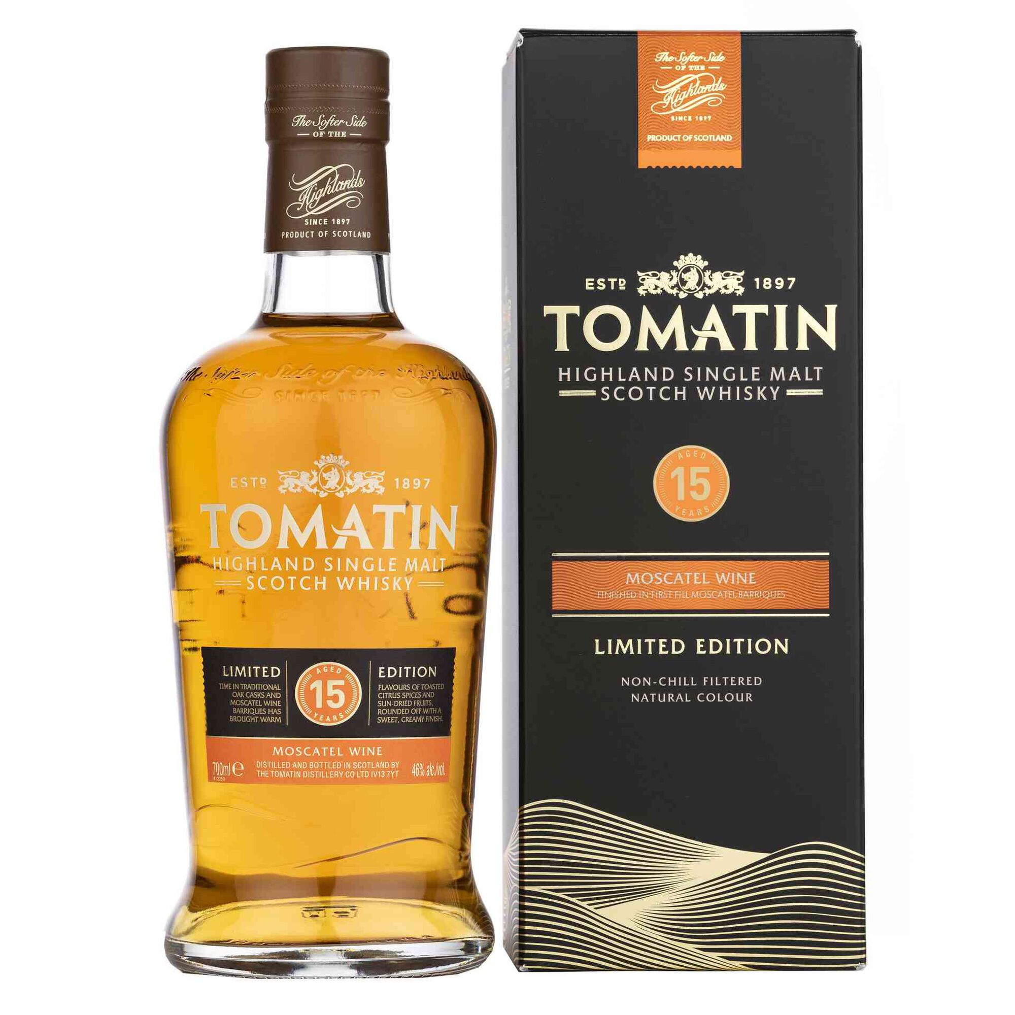 Whisky Tomatin Single Malt 15 Anos Moscatel Casks